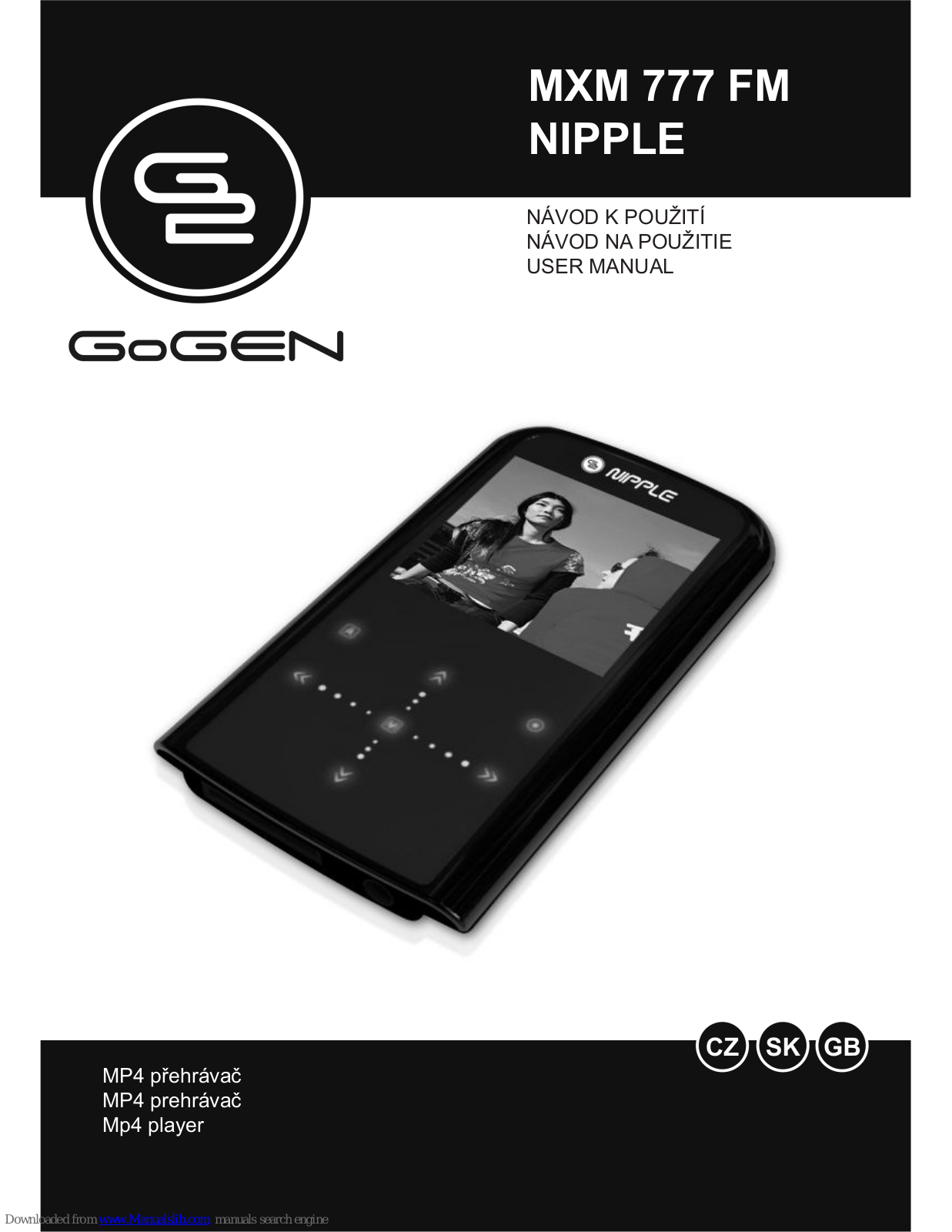 Gogen MXM 777 FM NIPPLE User Manual