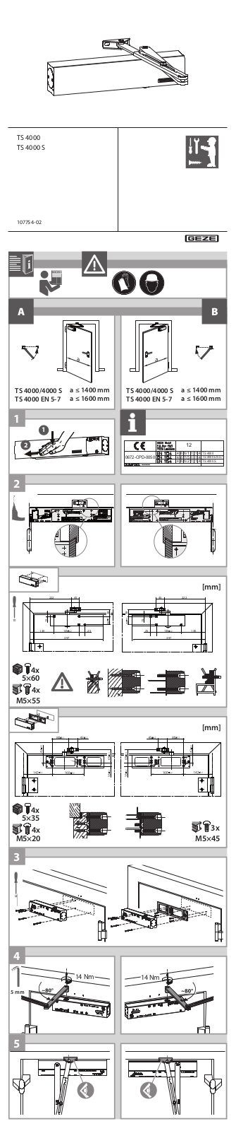 GEZE TS 4000, TS 4000 S User guide - ManualMachine.com