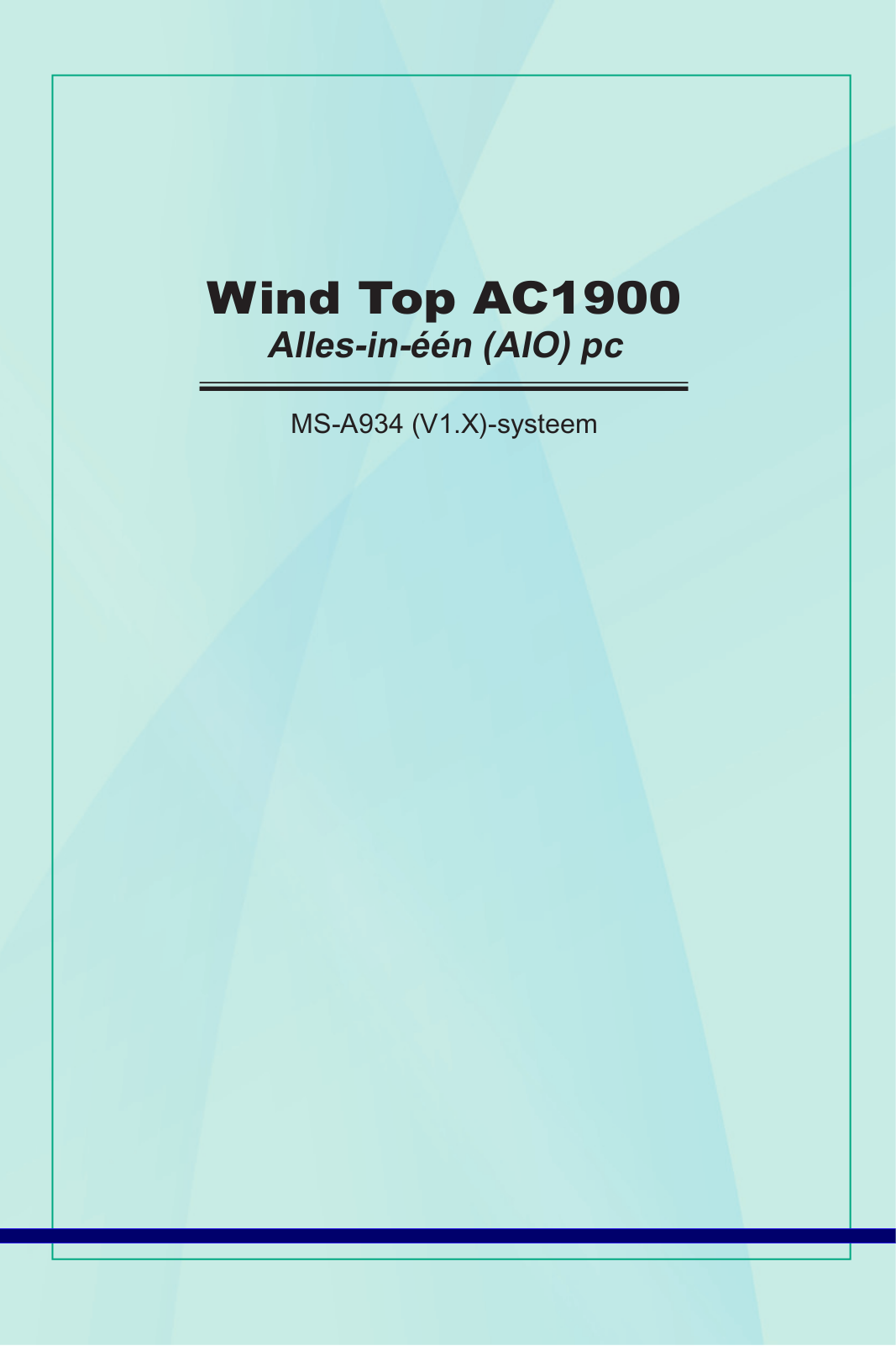 Msi WIND TOP AC1900 User Manual