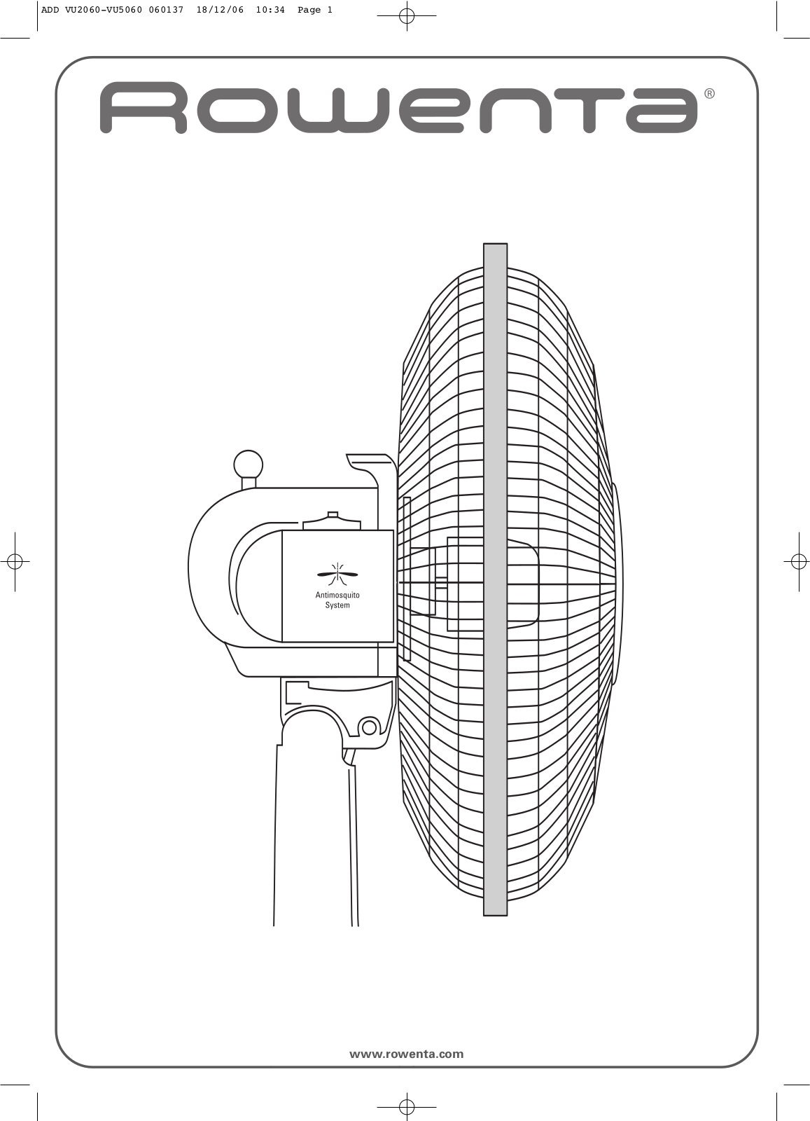 Rowenta VU 5060 FO User Manual