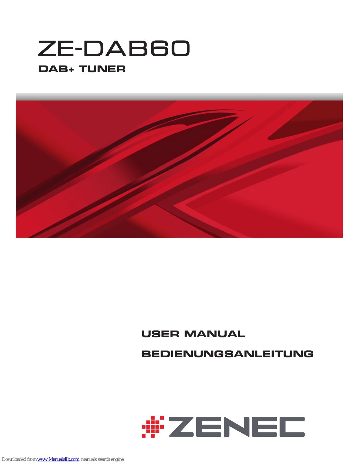 ZENEC ZE-DAB60 User Manual - ManualMachine.com
