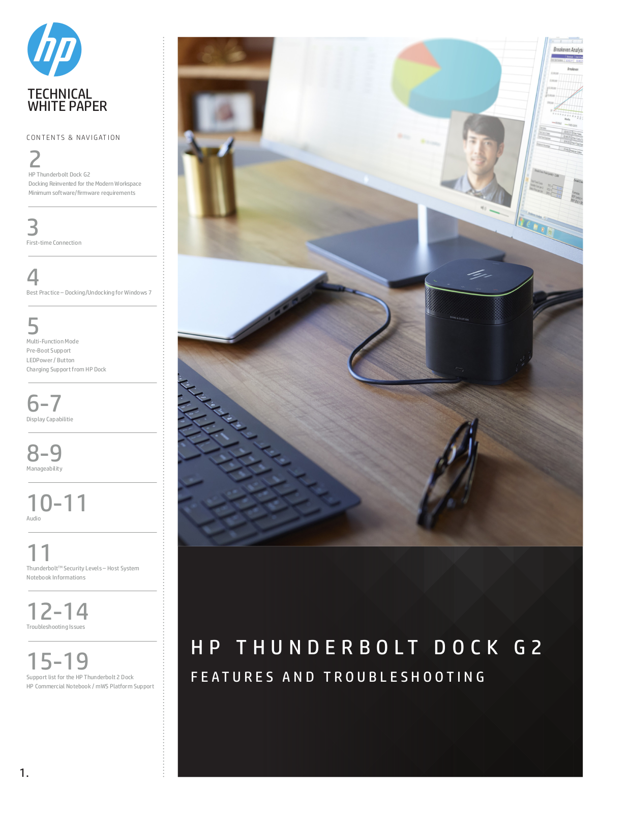 HP THUNDERBOLT DOCK G2 User manual