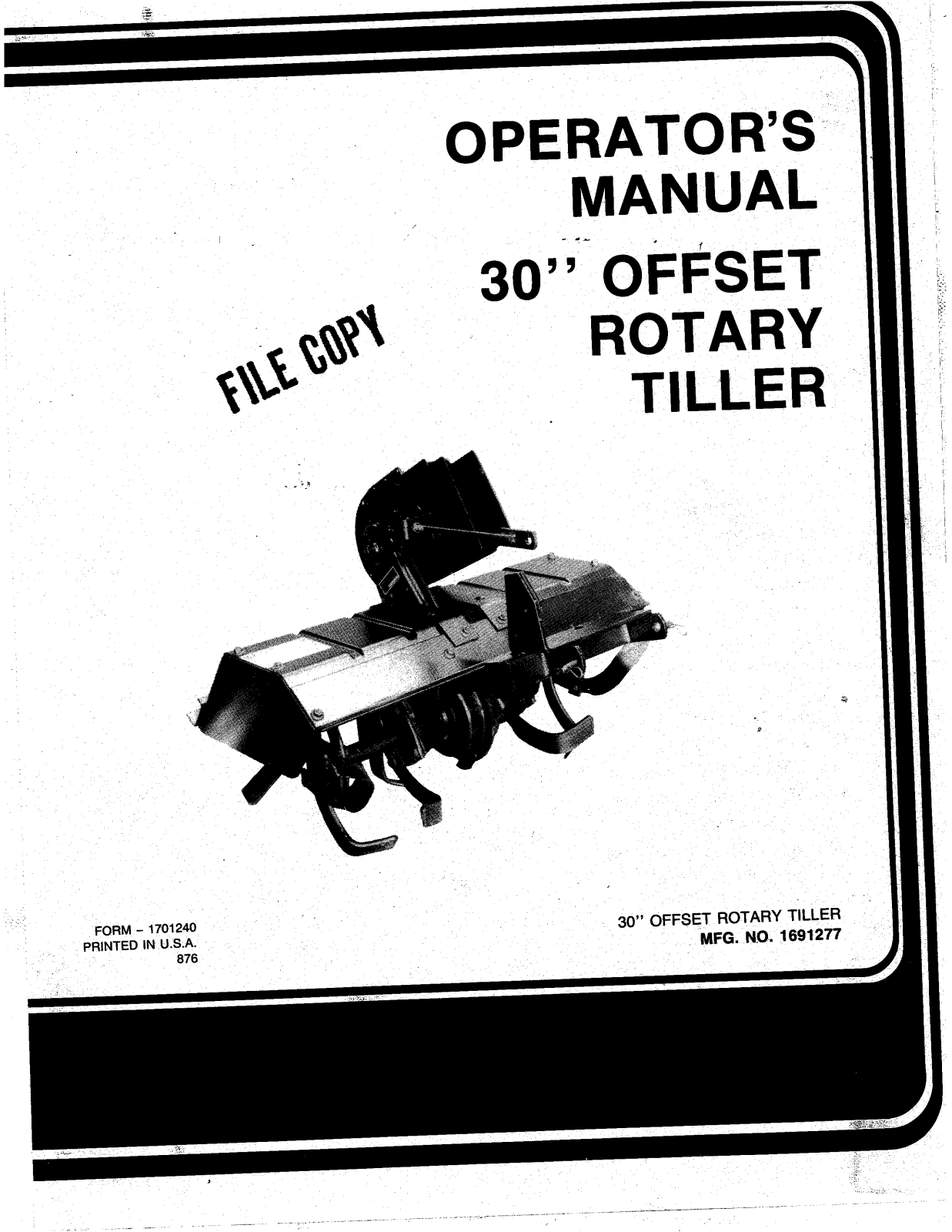 Snapper 1691277 User Manual