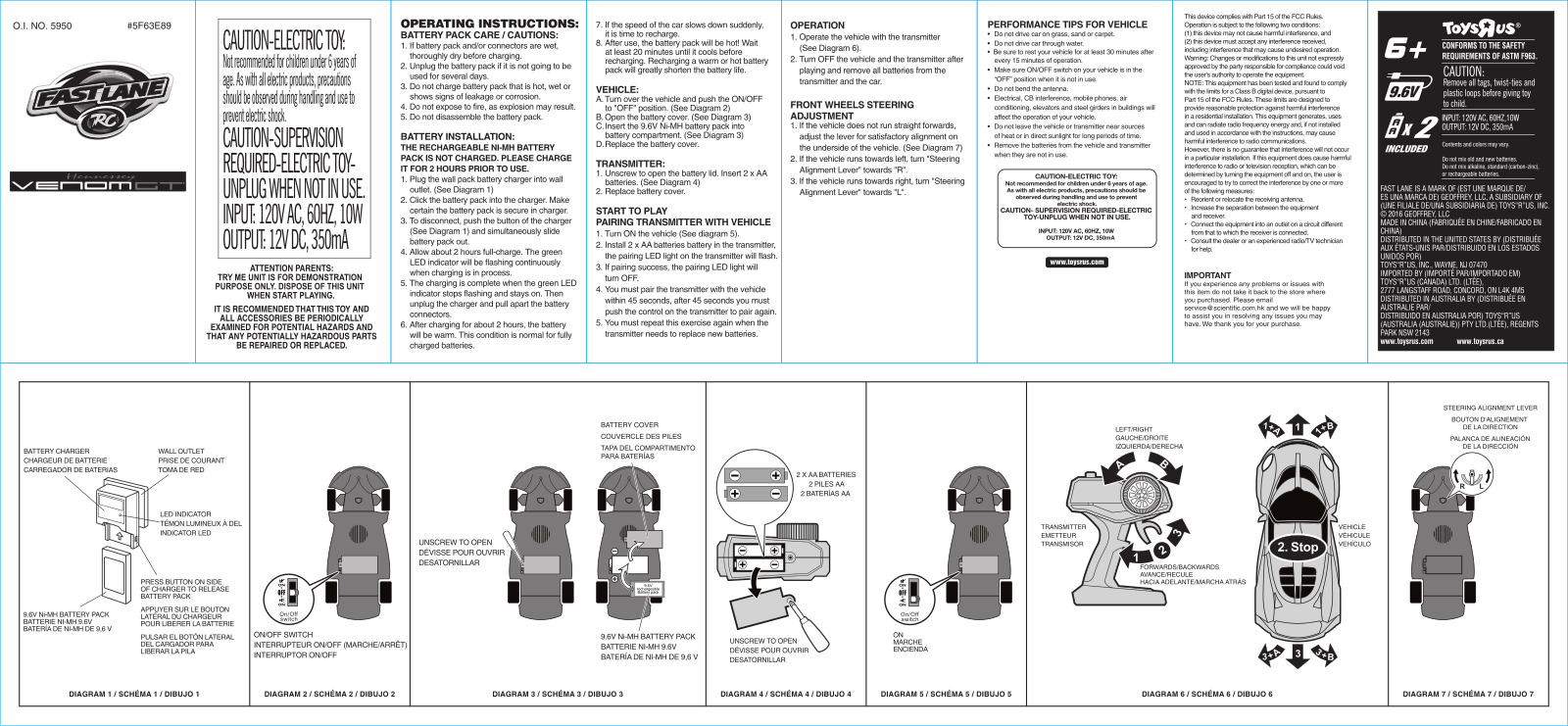 Scientific Toys 9944 24GR User Manual