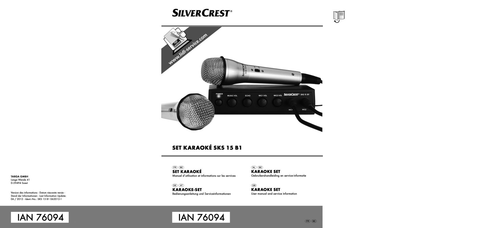 Silvercrest SKS 15 B1 User Manual