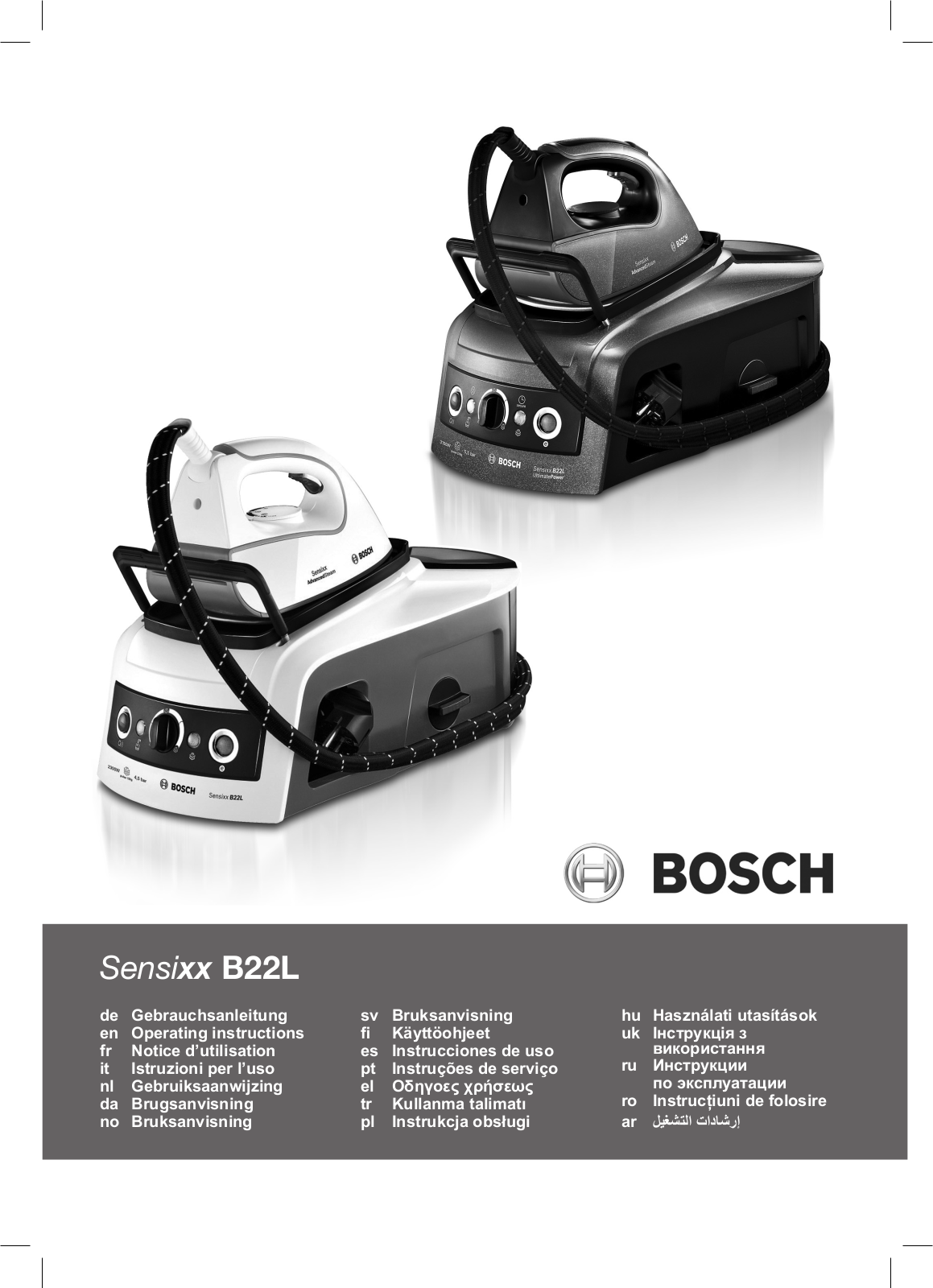 Bosch Sensixx B22L User Manual