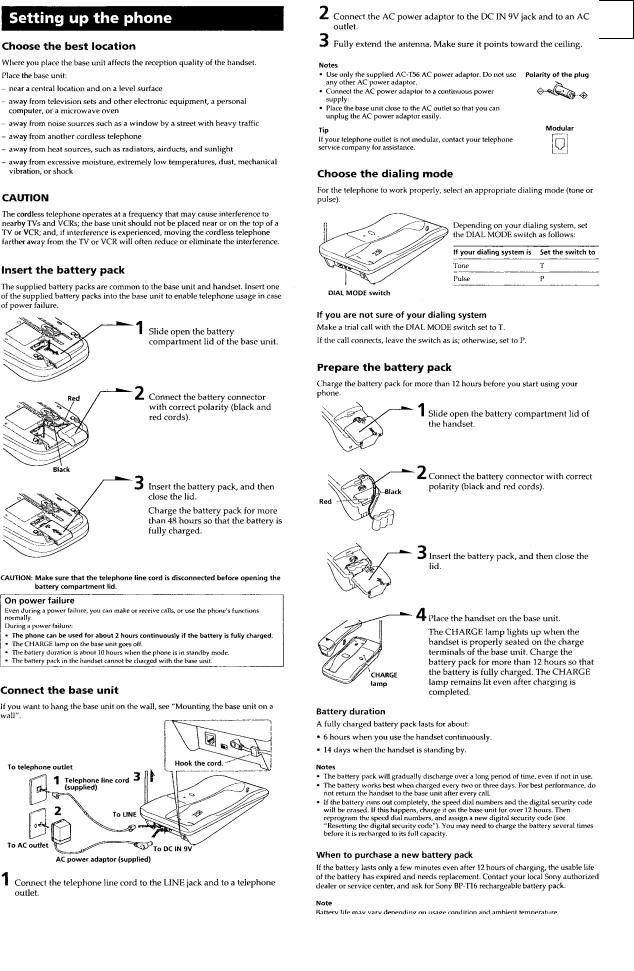 Sony SPP-Q123 Service Manual