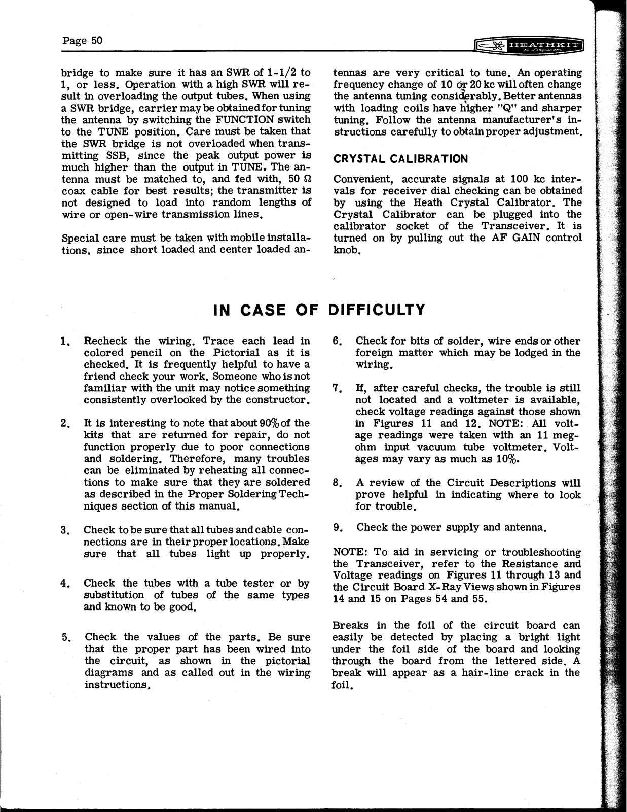 HEATHKIT HW-12a User Manual (PAGE 50)