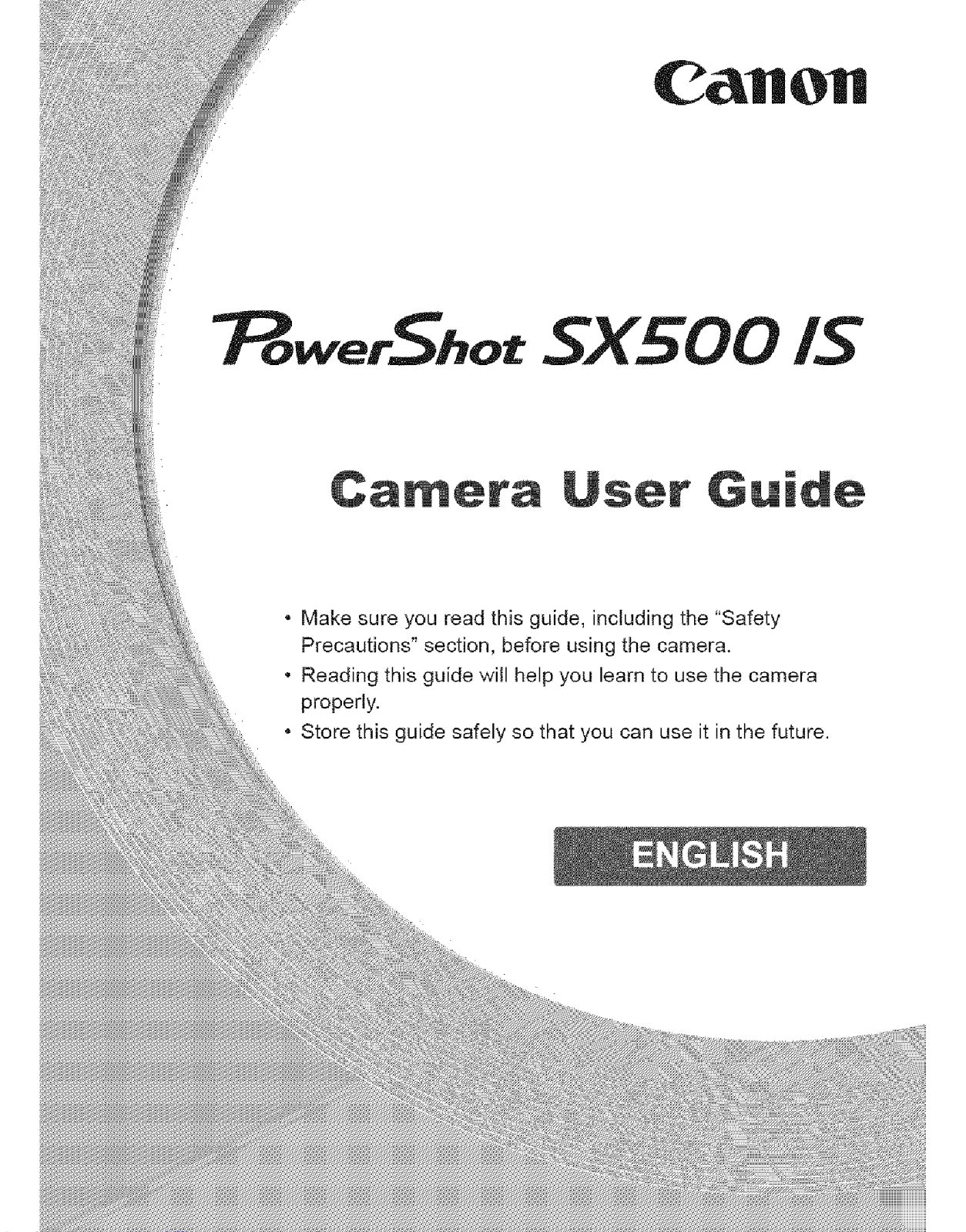 Canon SX500 IS User Manual