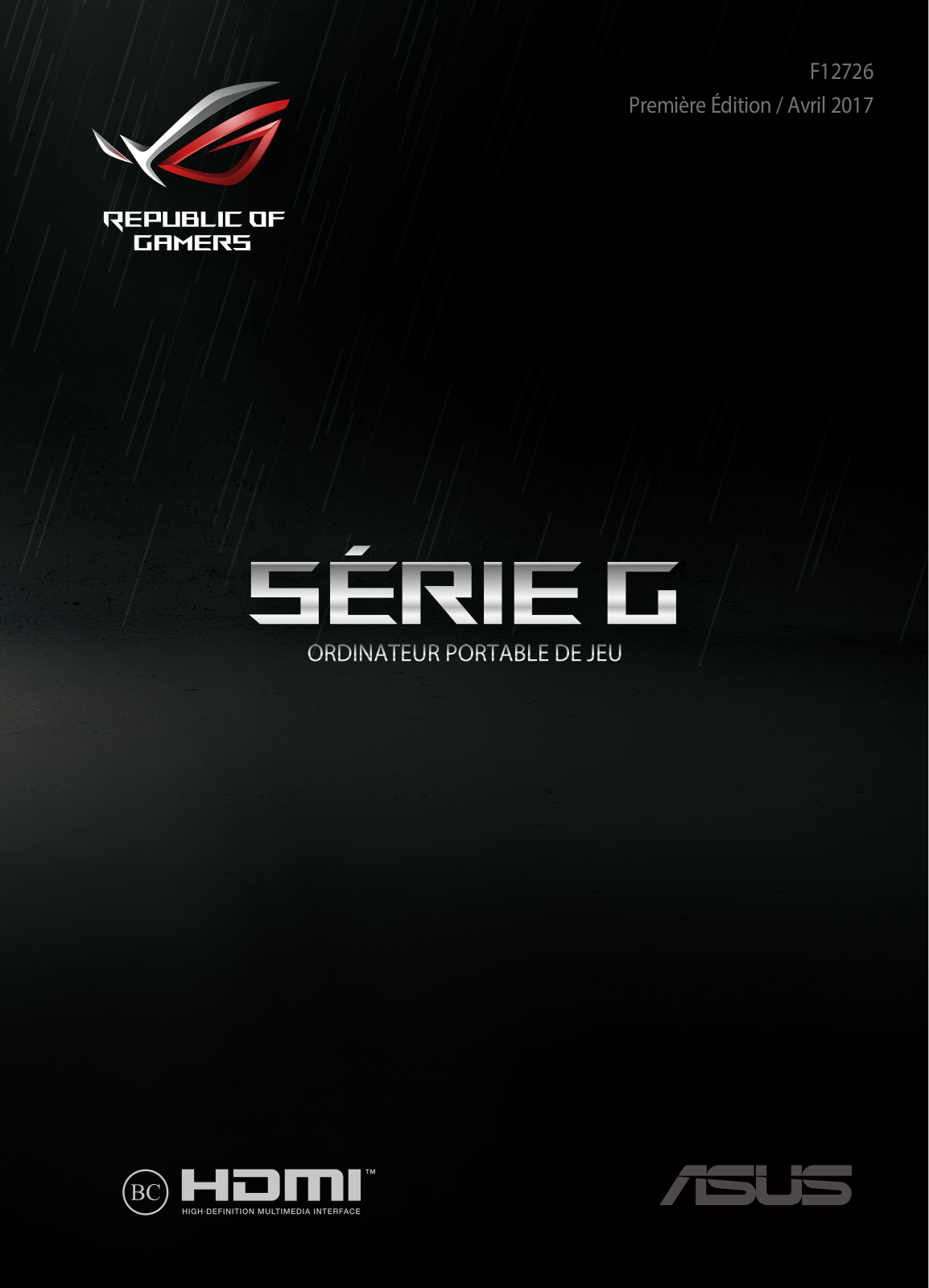 Asus GX501 User’s Manual