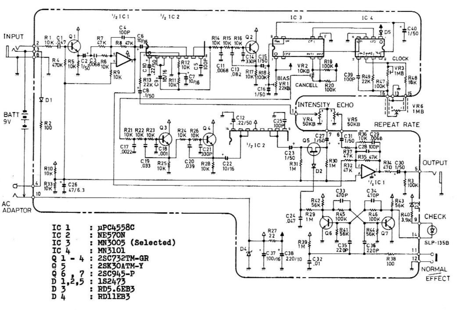 ROLAND boss DM2 Service Manual