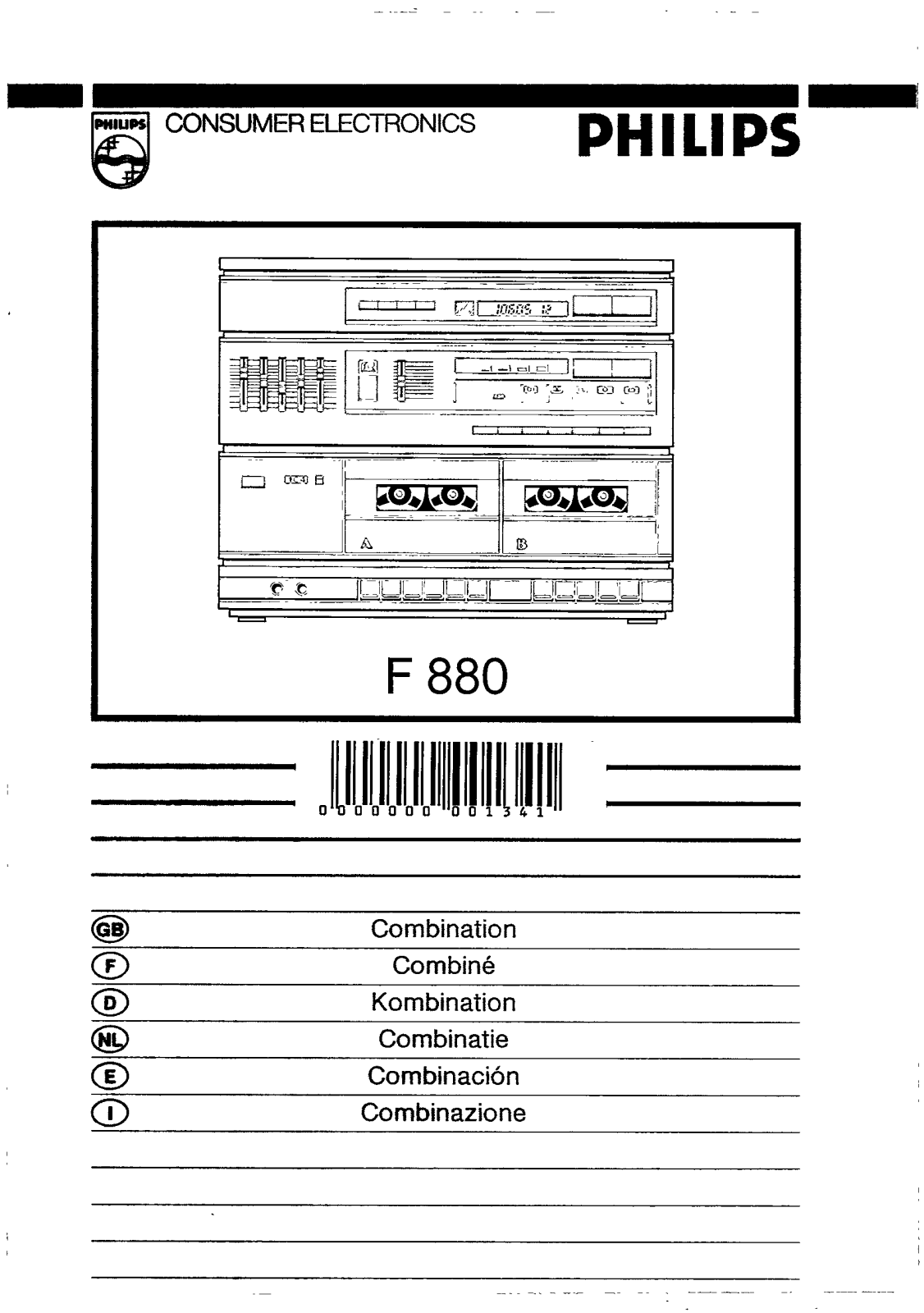 Philips F880 User Manual