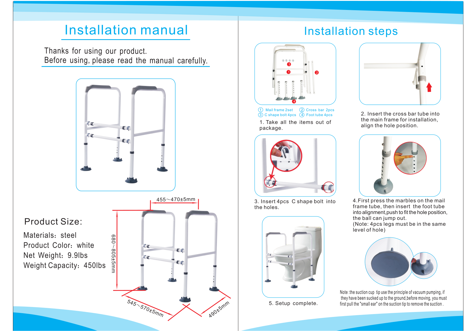 Winado WIIO2287 Installation & Assembly - ManualMachine.com
