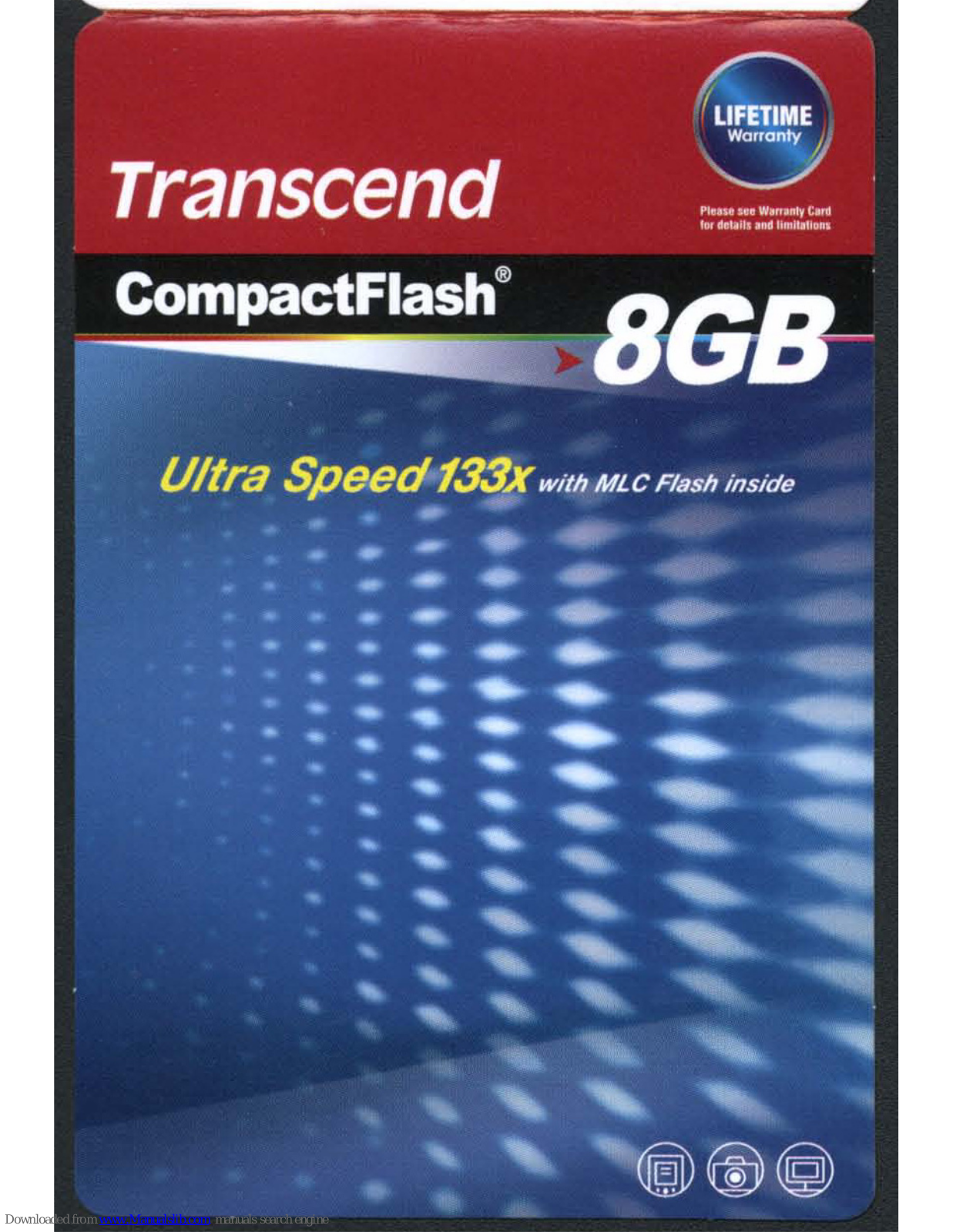 Transcend CompactFlash Ultra Speed 133x Quick Instruction Manual