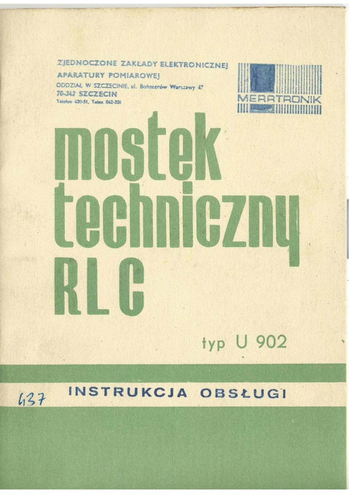 Polskie U902 User Manual