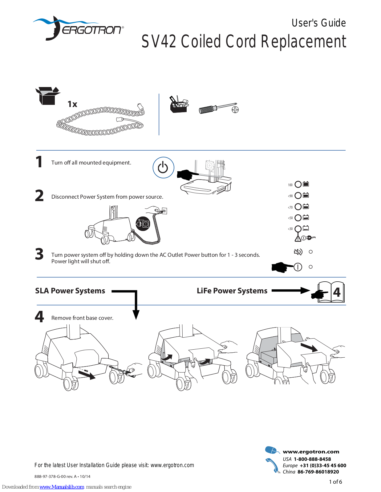 Ergotron SV42 series User Manual