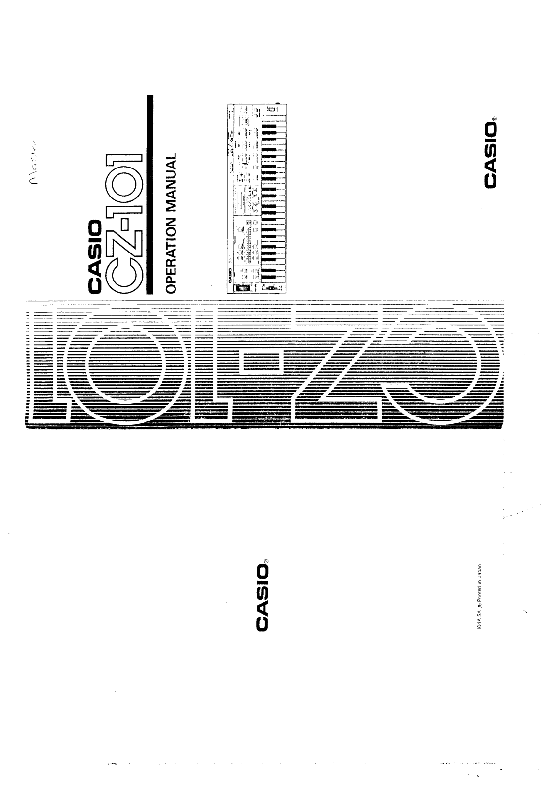 Casio CZ-101 User Manual