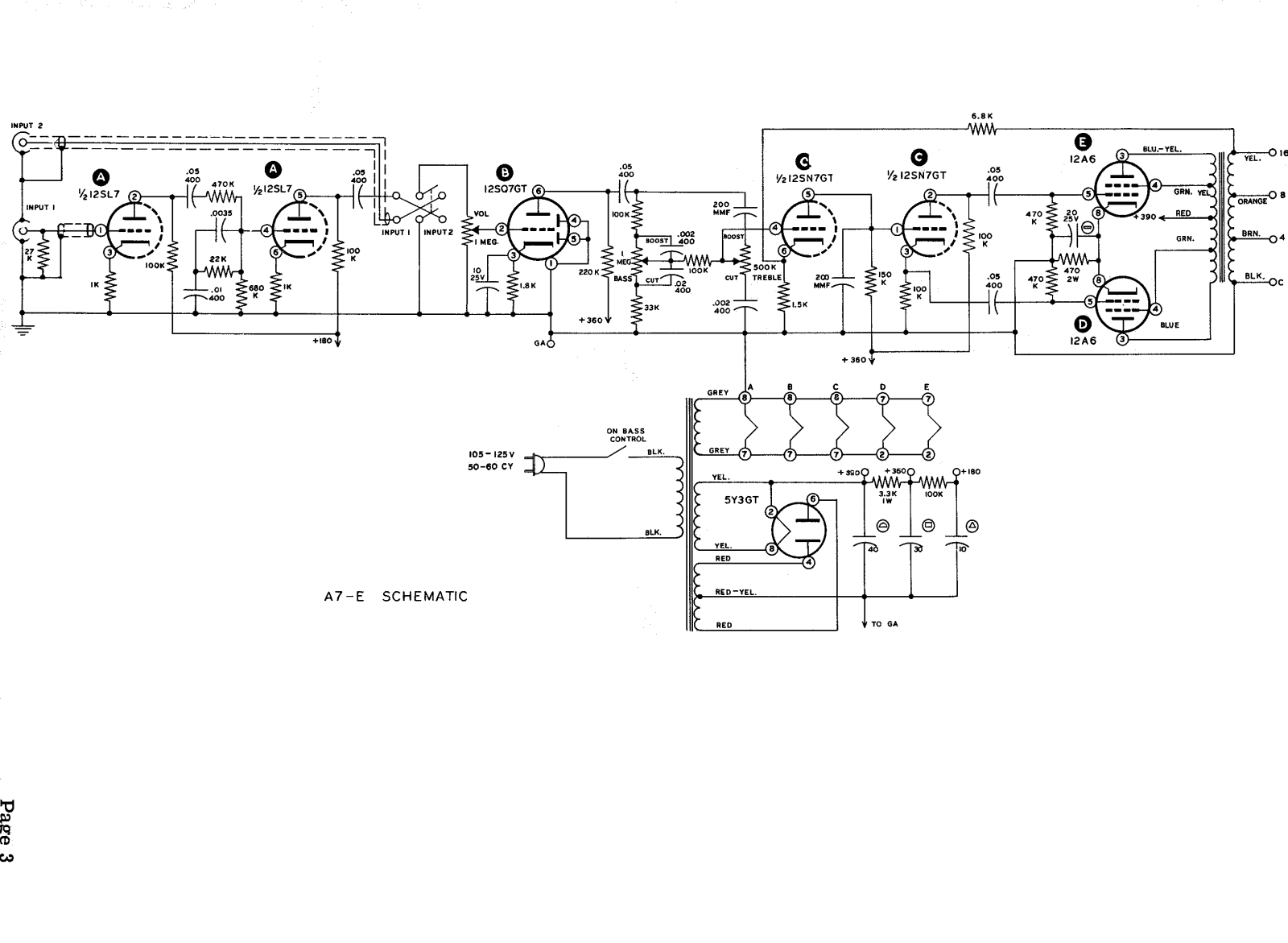 Heathkit A-7E Schematic