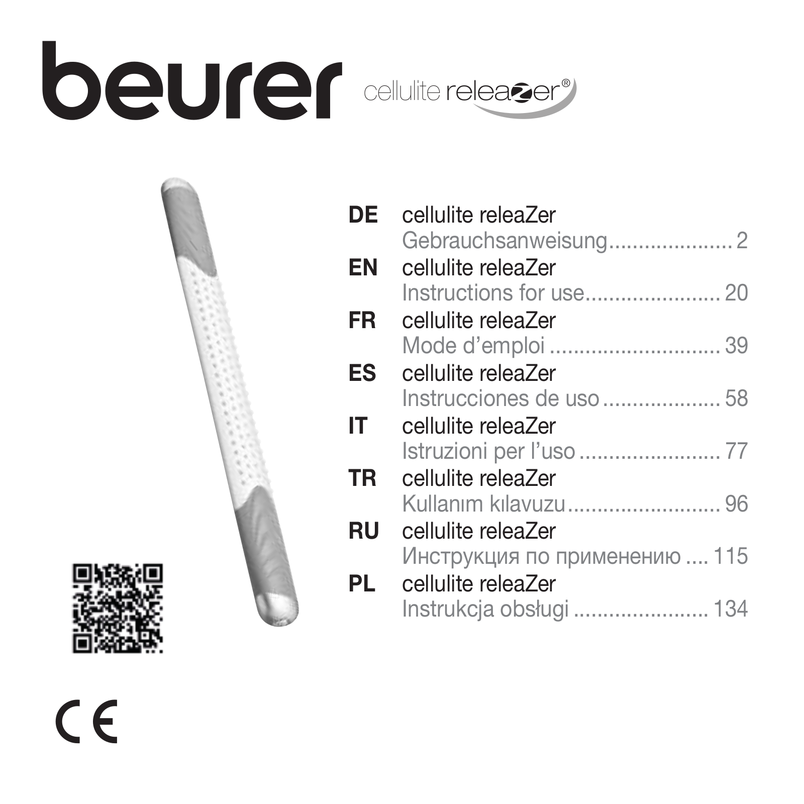 Beurer CM100 Cellulite Releazer User Manual