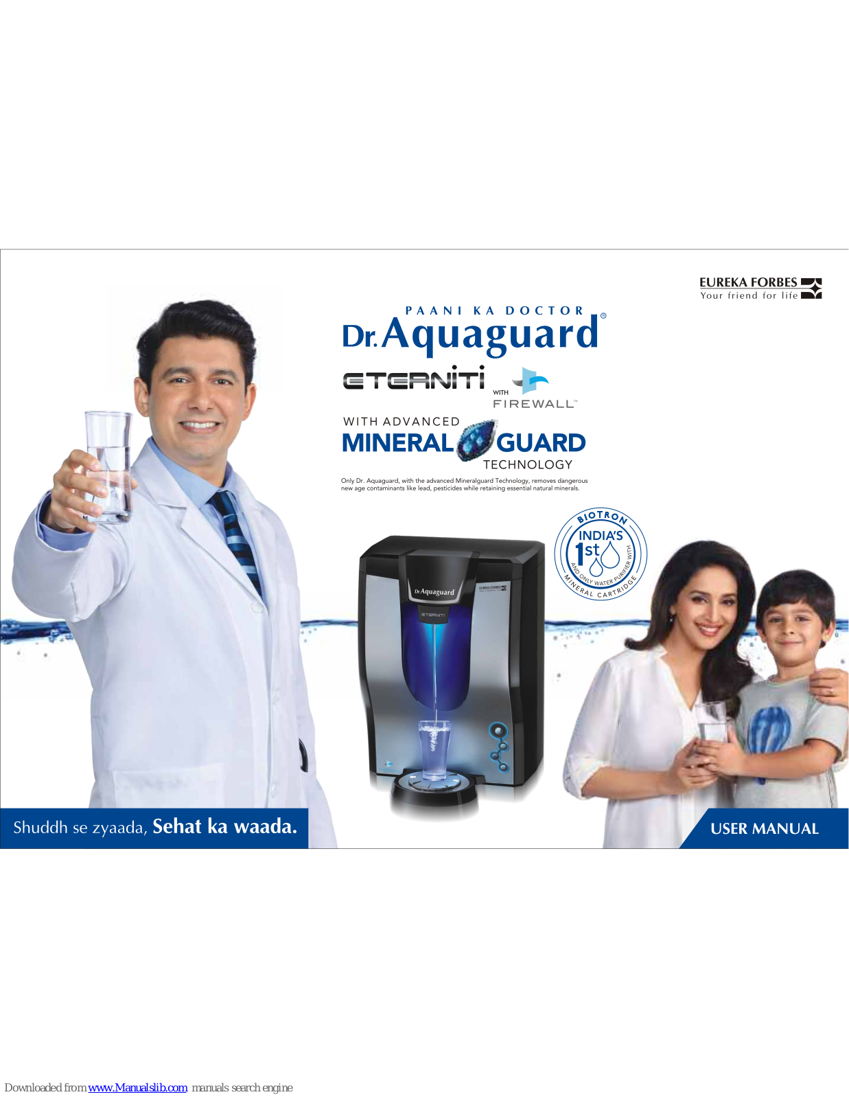 Eureka Forbes Dr. Aquaguard Eterniti User Manual