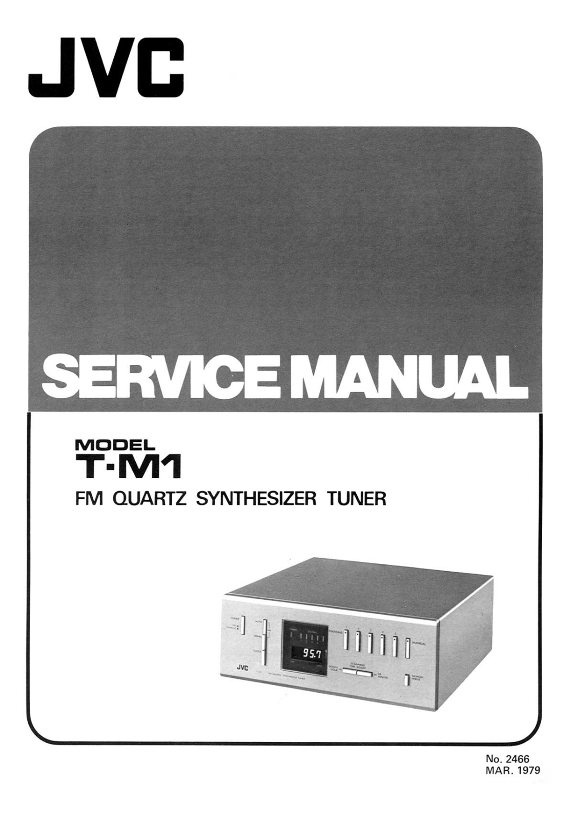 JVC TM-1 Service manual