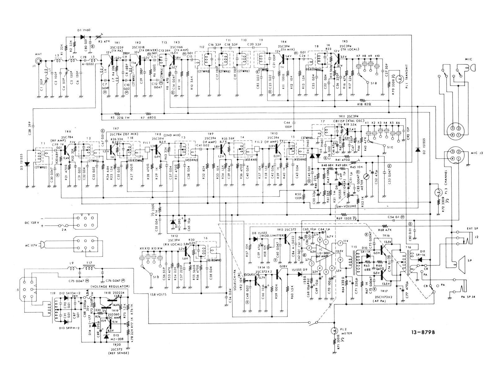 Midland 13-879b Schematic