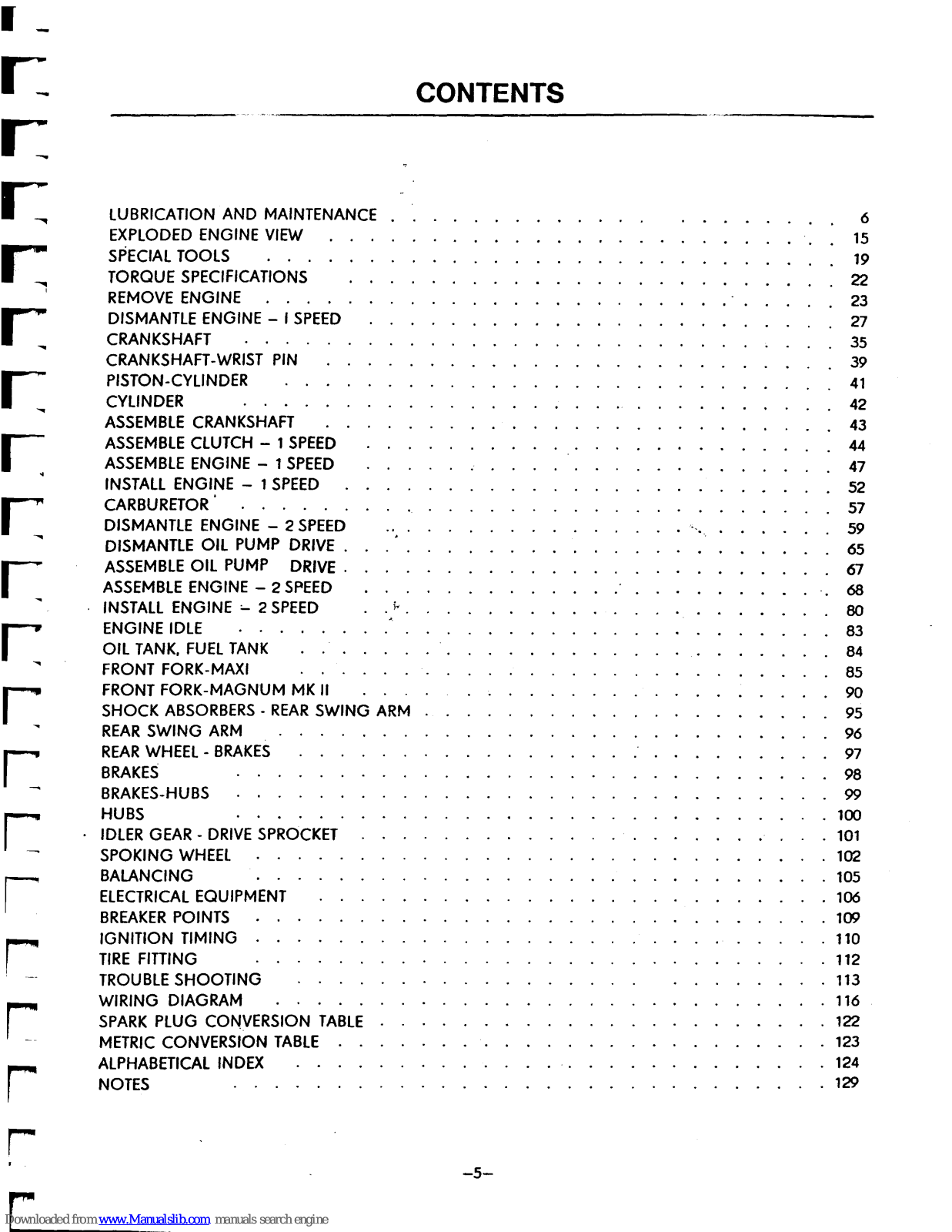 Puch Maxi, Maxi-Luxe, Newport II, Maxi Sport MK II, Magnum MK II User Manual