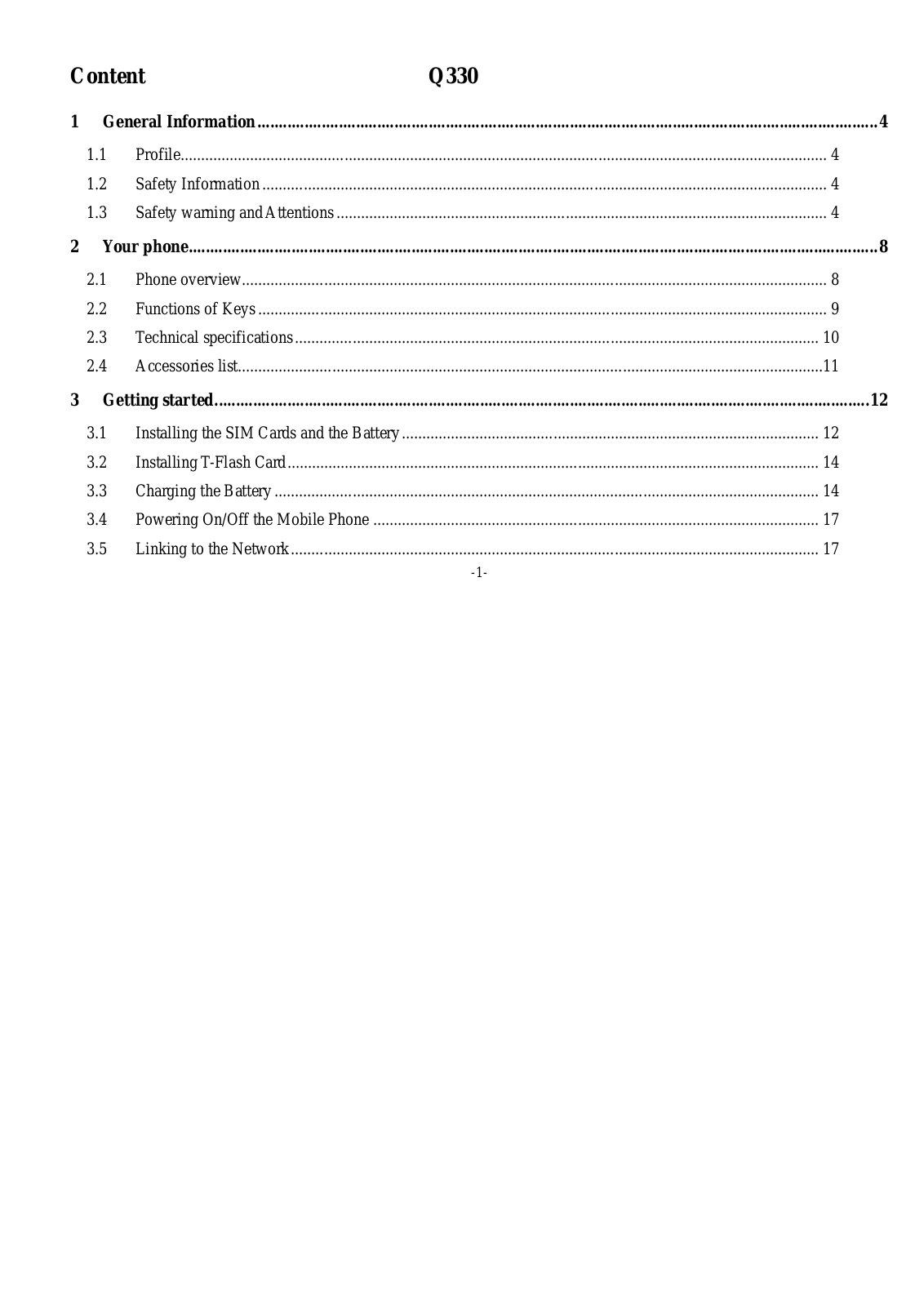 Haier Telecom 20150128Q330 User Manual