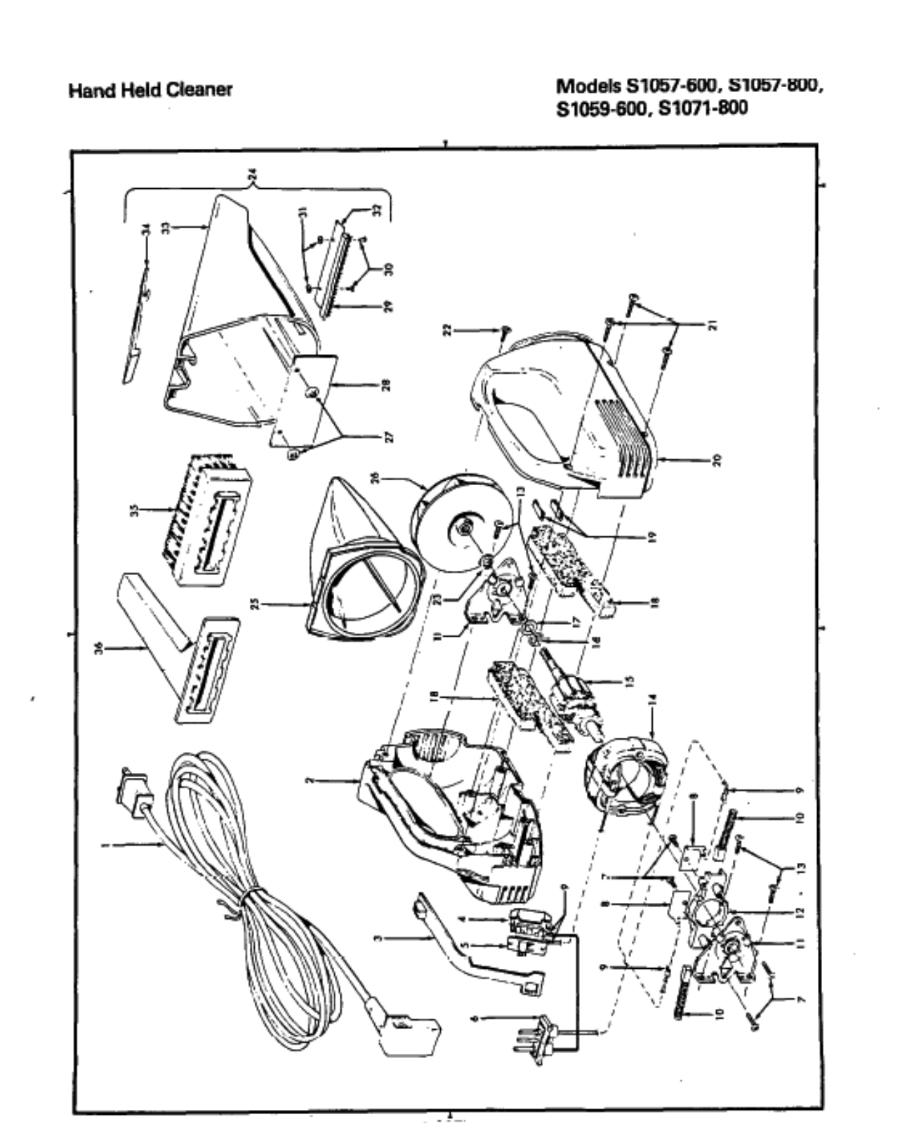 Hoover S1071-800, S1059-600, S1057-800, S1057-600 Owner's Manual