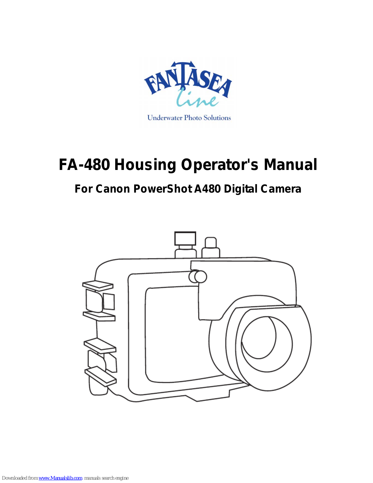 Fantasea Line FA-480, PowerShot A480 Operator's Manual - ManualMachine.com