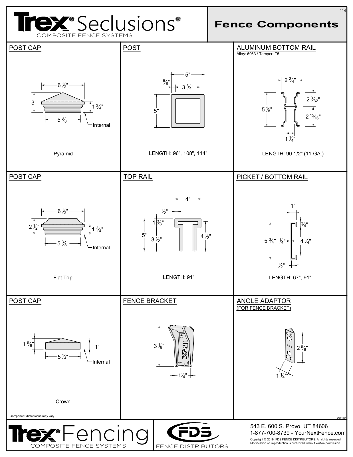 TrexFencing TRXF1006 Specifications - ManualMachine.com