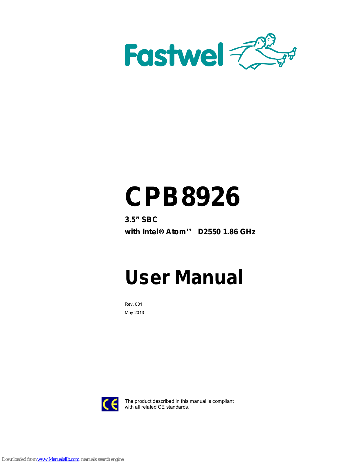 Fastwel CPB8926 User Manual