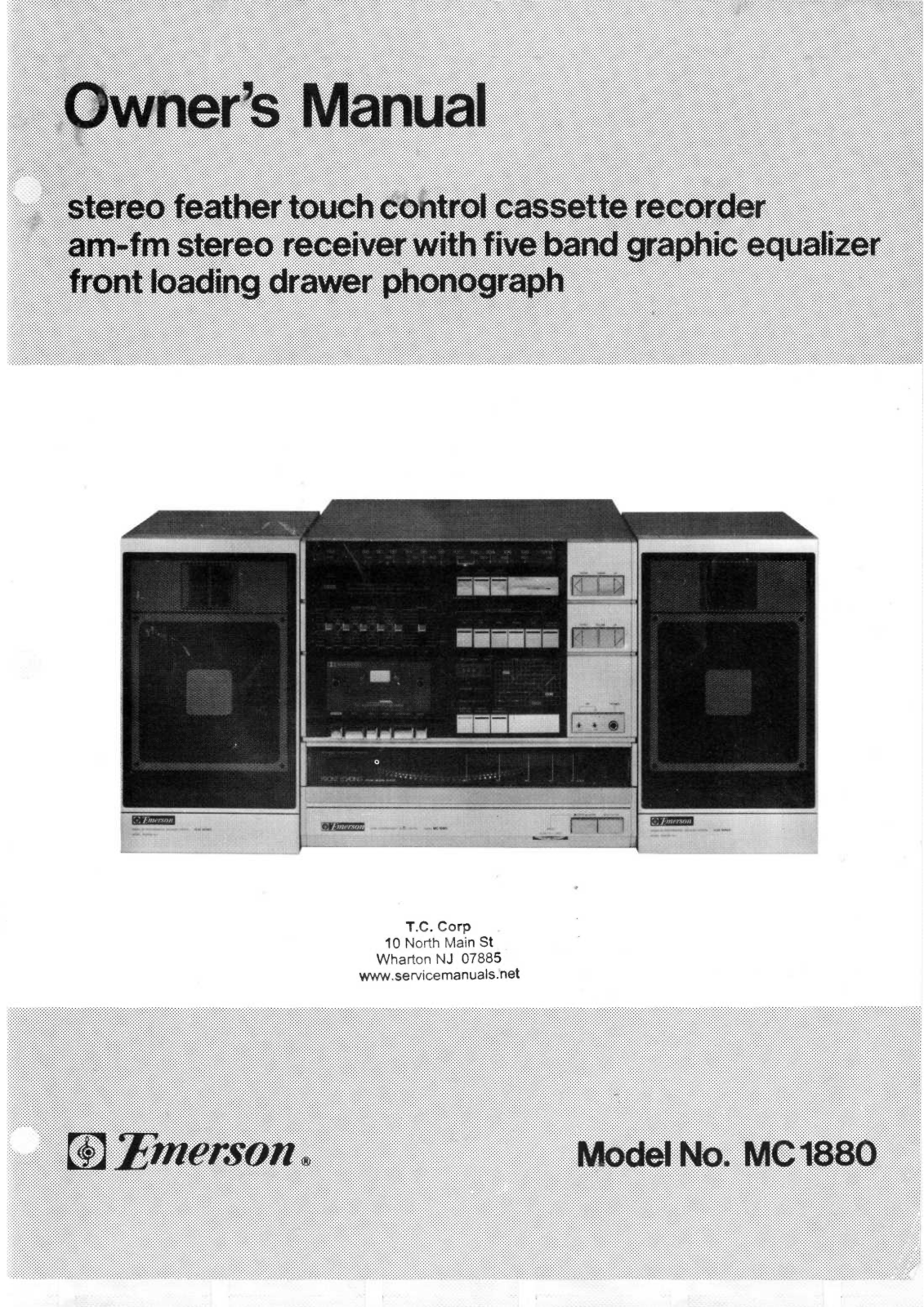 EMERSON MC1880 User Manual