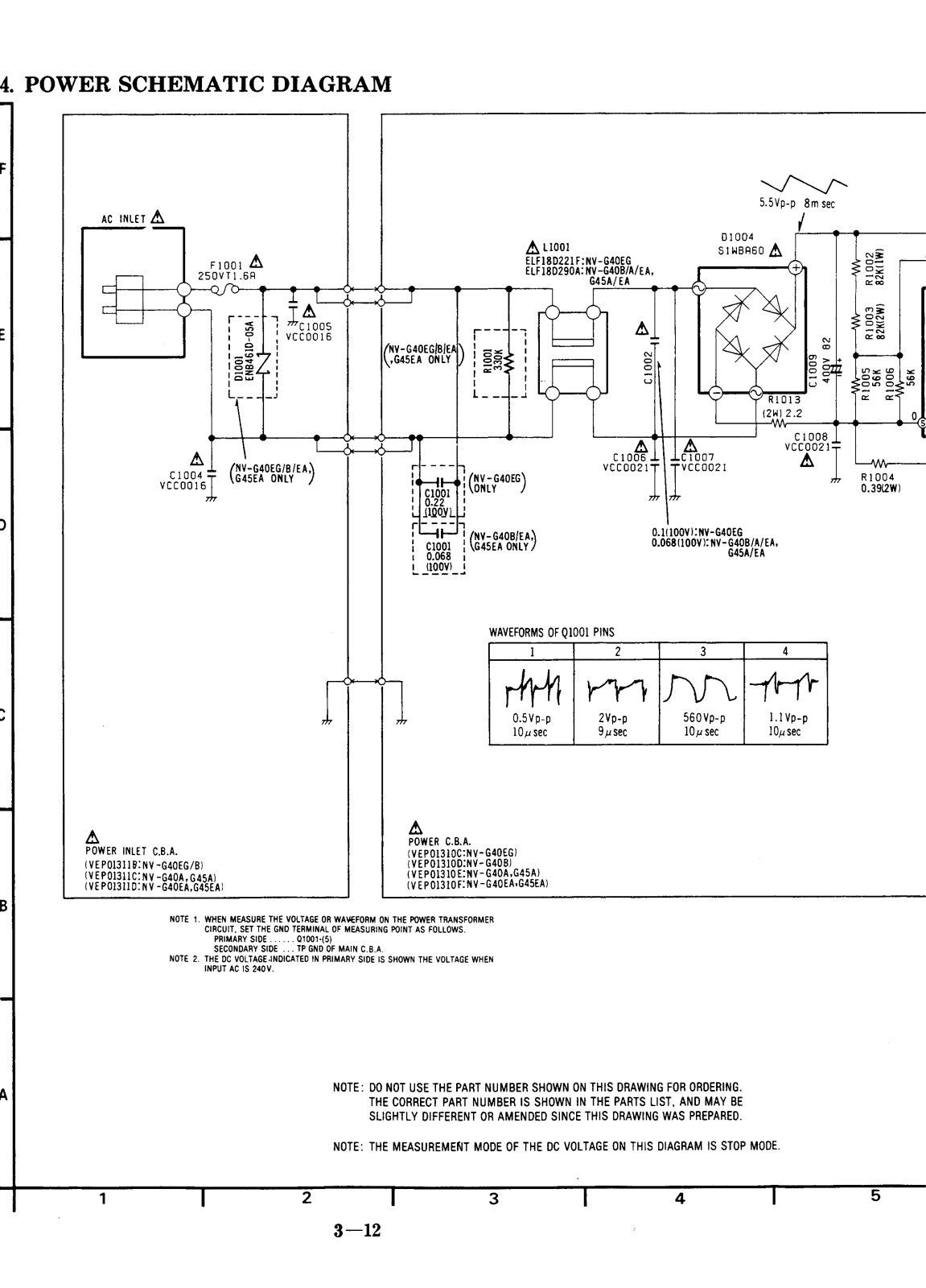 PANASONIC NV-G40, NV-G45 Service Manual