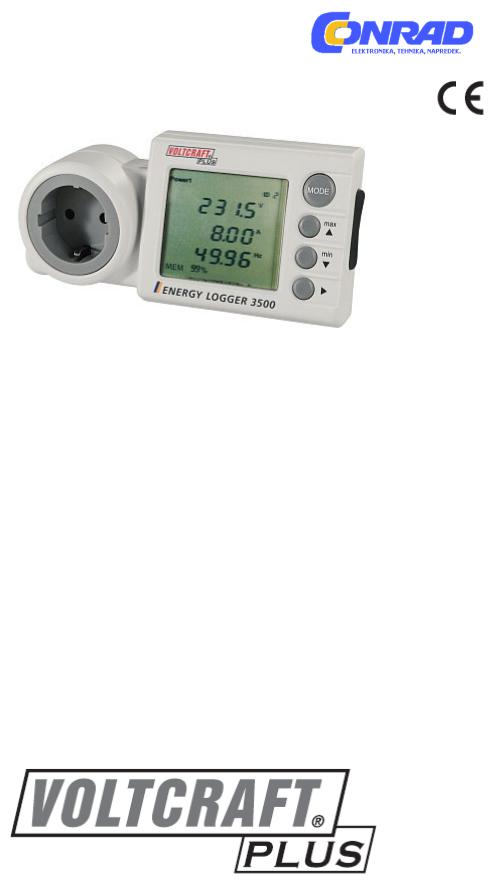 VOLTCRAFT Energy Logger 4000 User guide