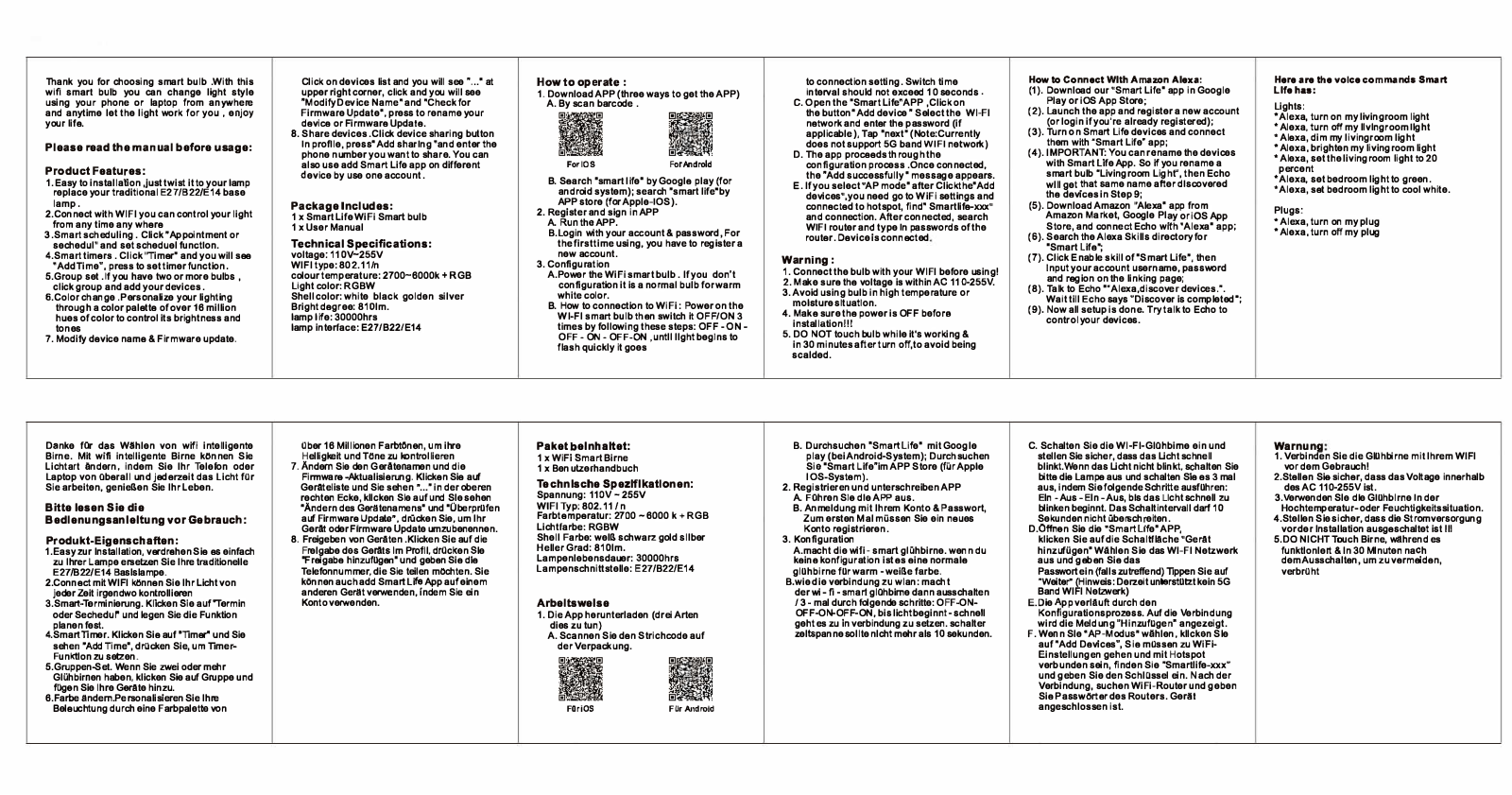 Yexiang Intelligent Technology YXL01CE27 User Manual