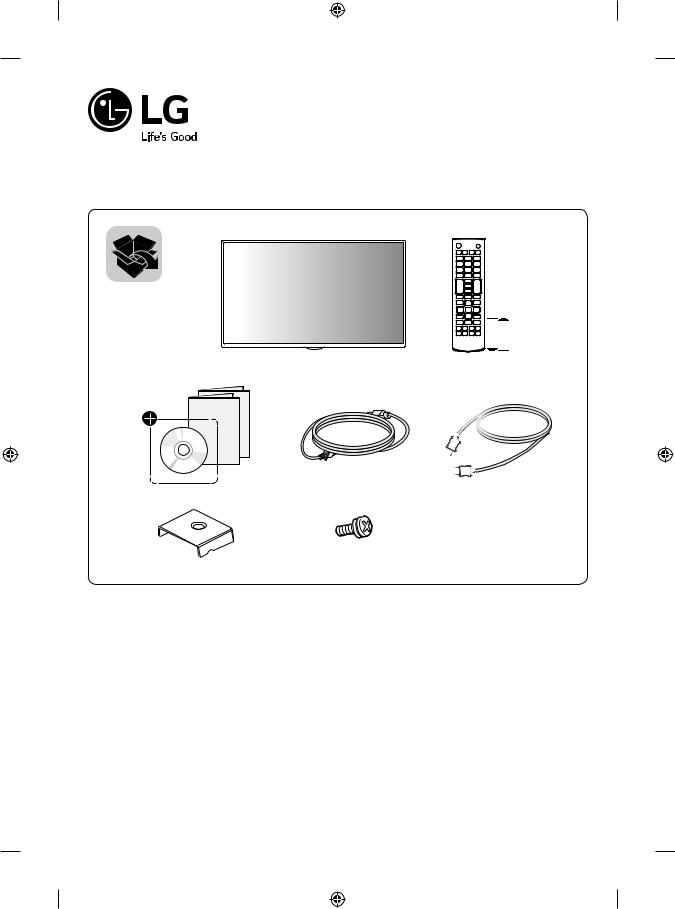 LG 75XS2C-B QUICK INSTALLATION GUIDE