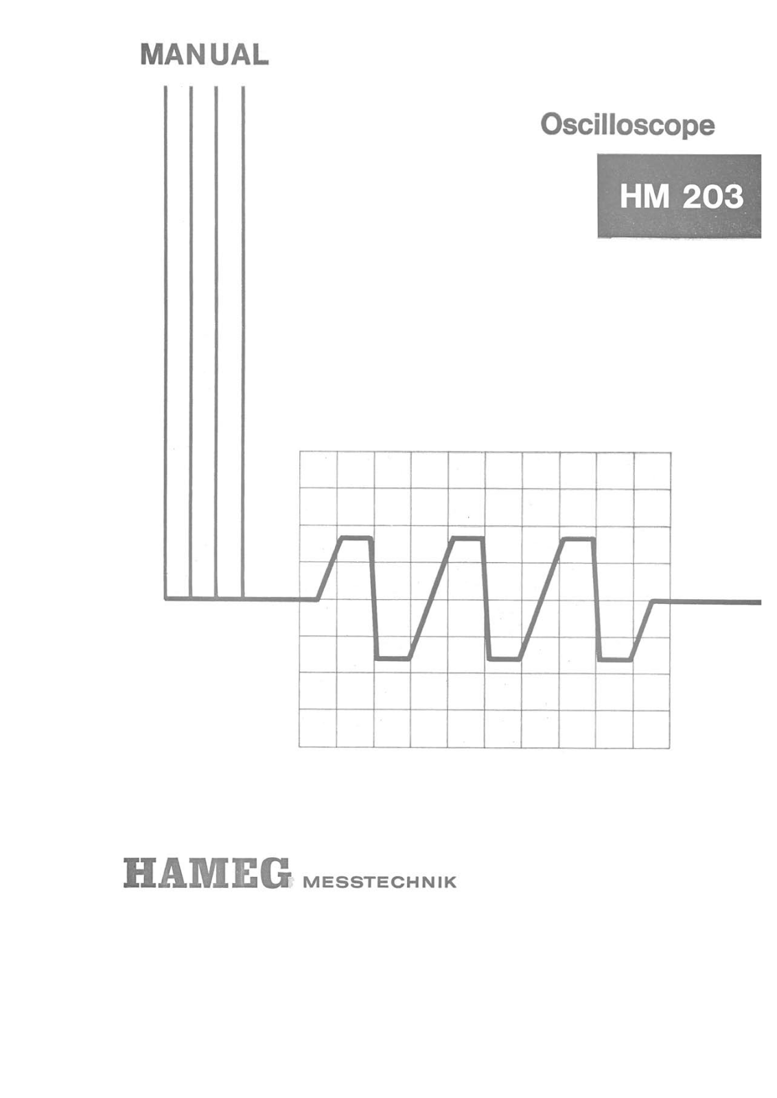 HAMEG HM203 User Manual