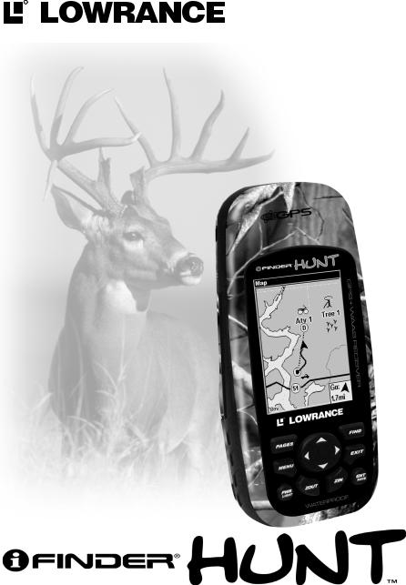 LOWRANCE IFINDER HUNT User Manual