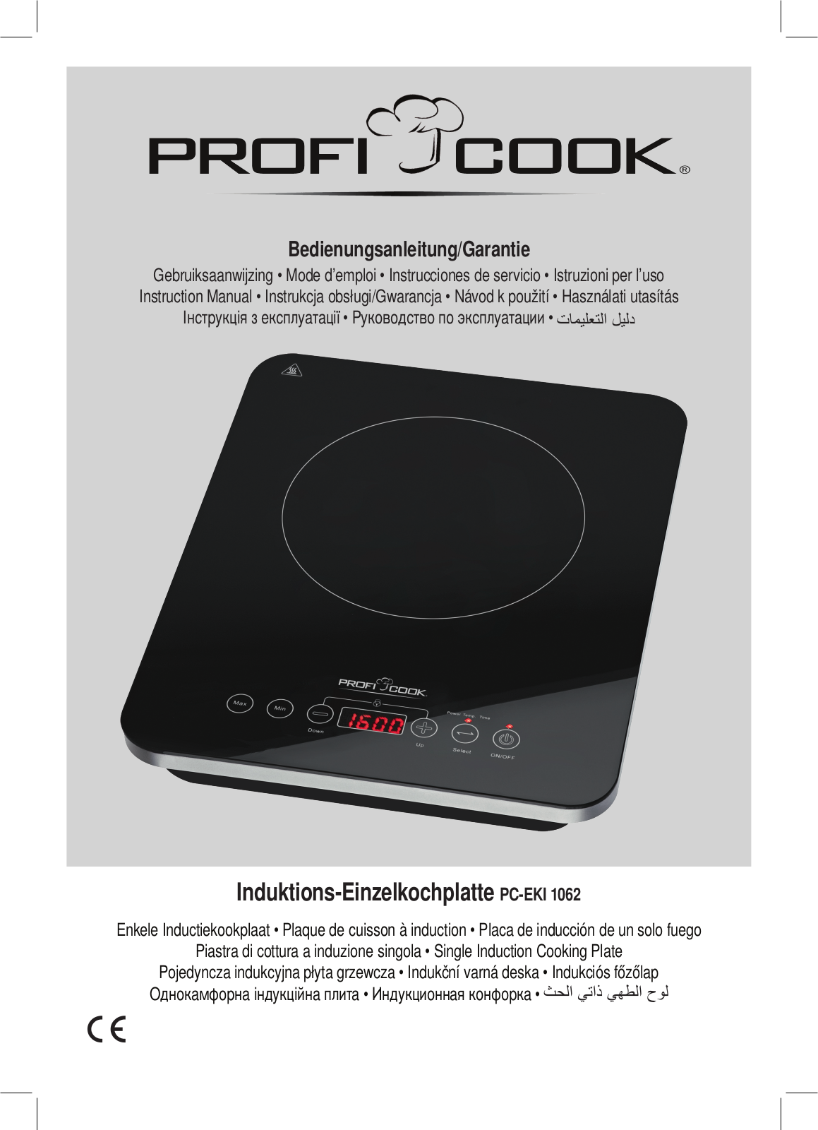 Proficook PC-EKI 1062 operation manual