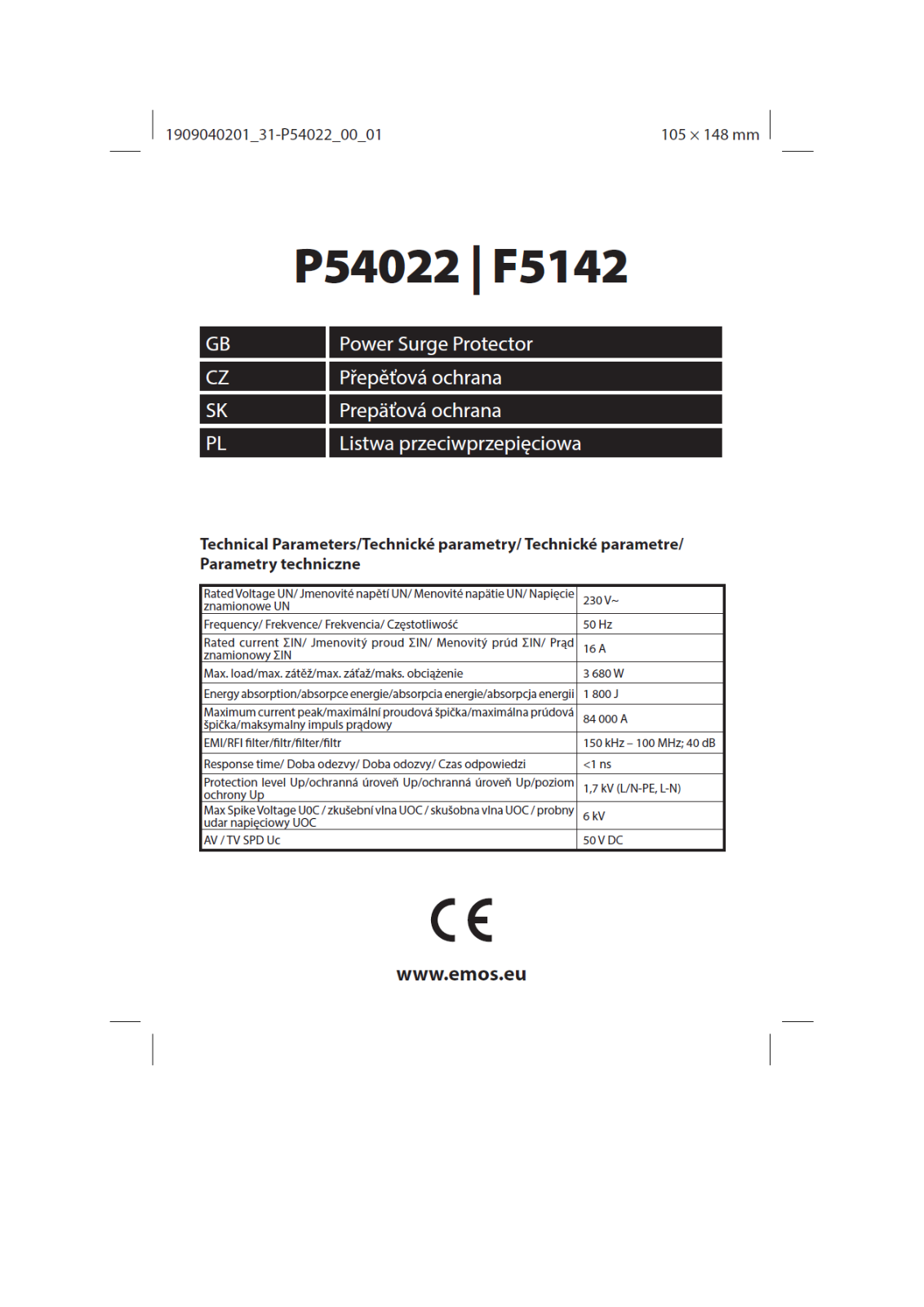 EMOS P54022, F5142 User guide - ManualMachine.com