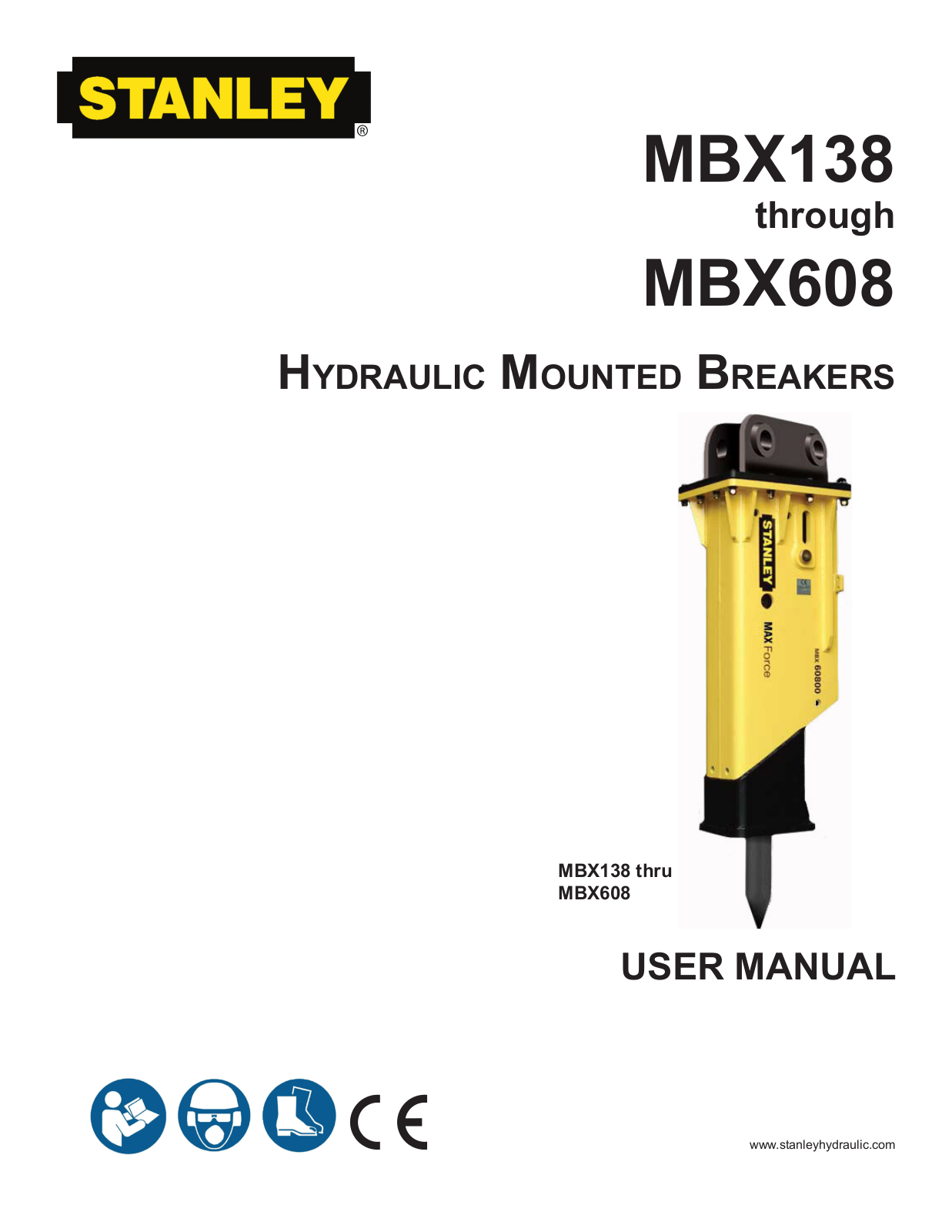 Stanley Black & Decker MBX138, MBX608 user guide