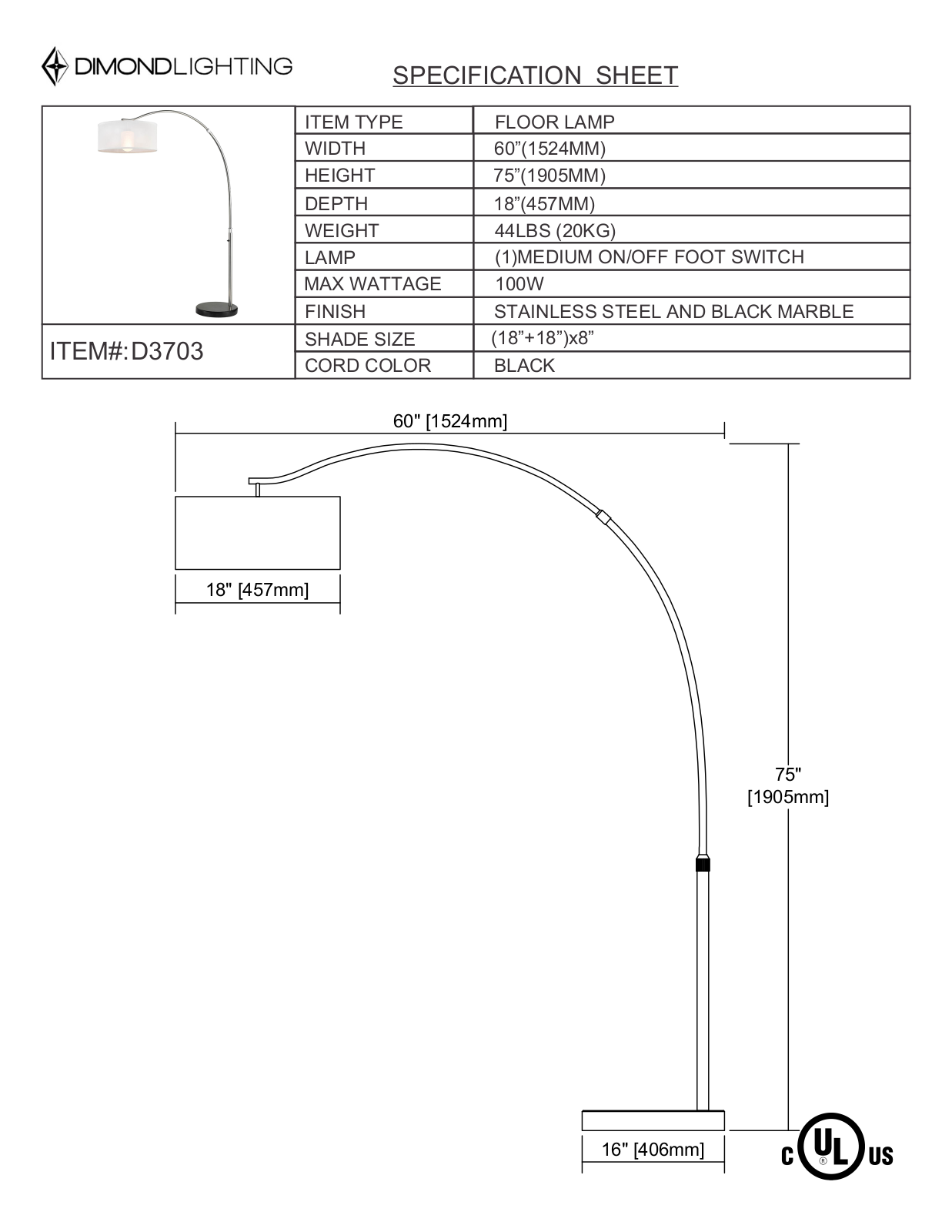 ELK Home D3703 User Manual