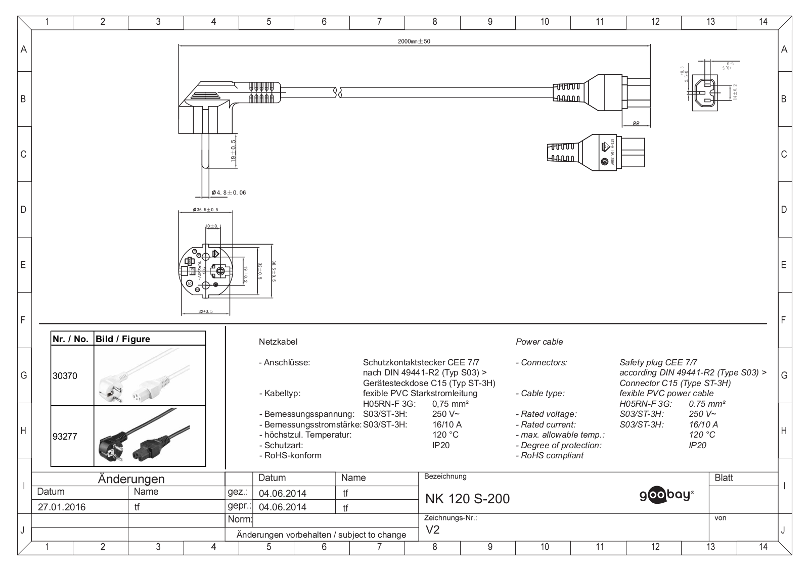 GOOBAY 93277, 30370 Datasheet - ManualMachine.com