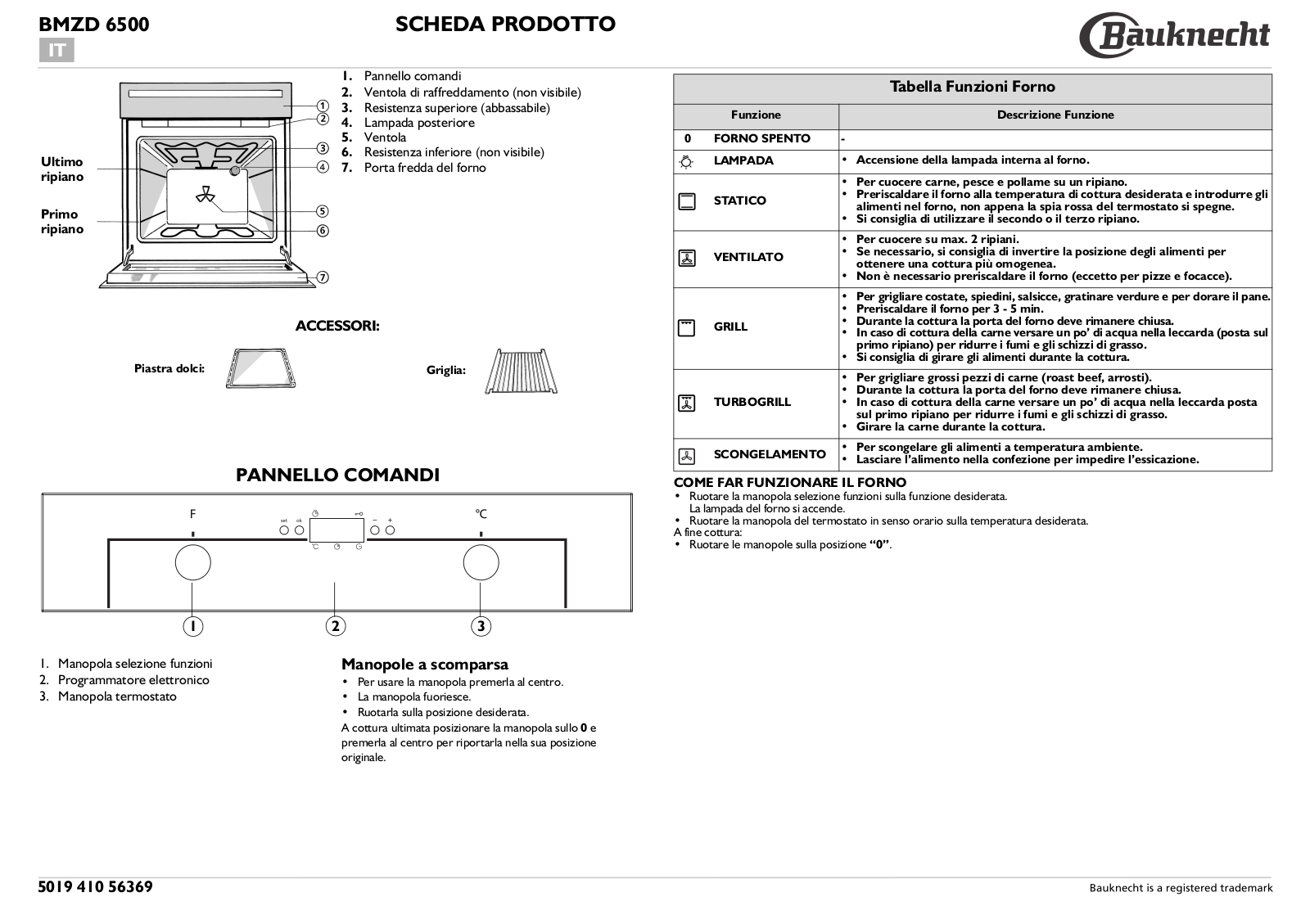 Whirlpool BMZD 6500/IN INSTALLATION