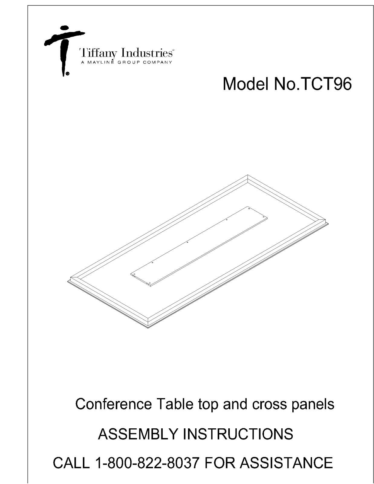 Tiffany Industries TCT96 Assembly Instructions Manual