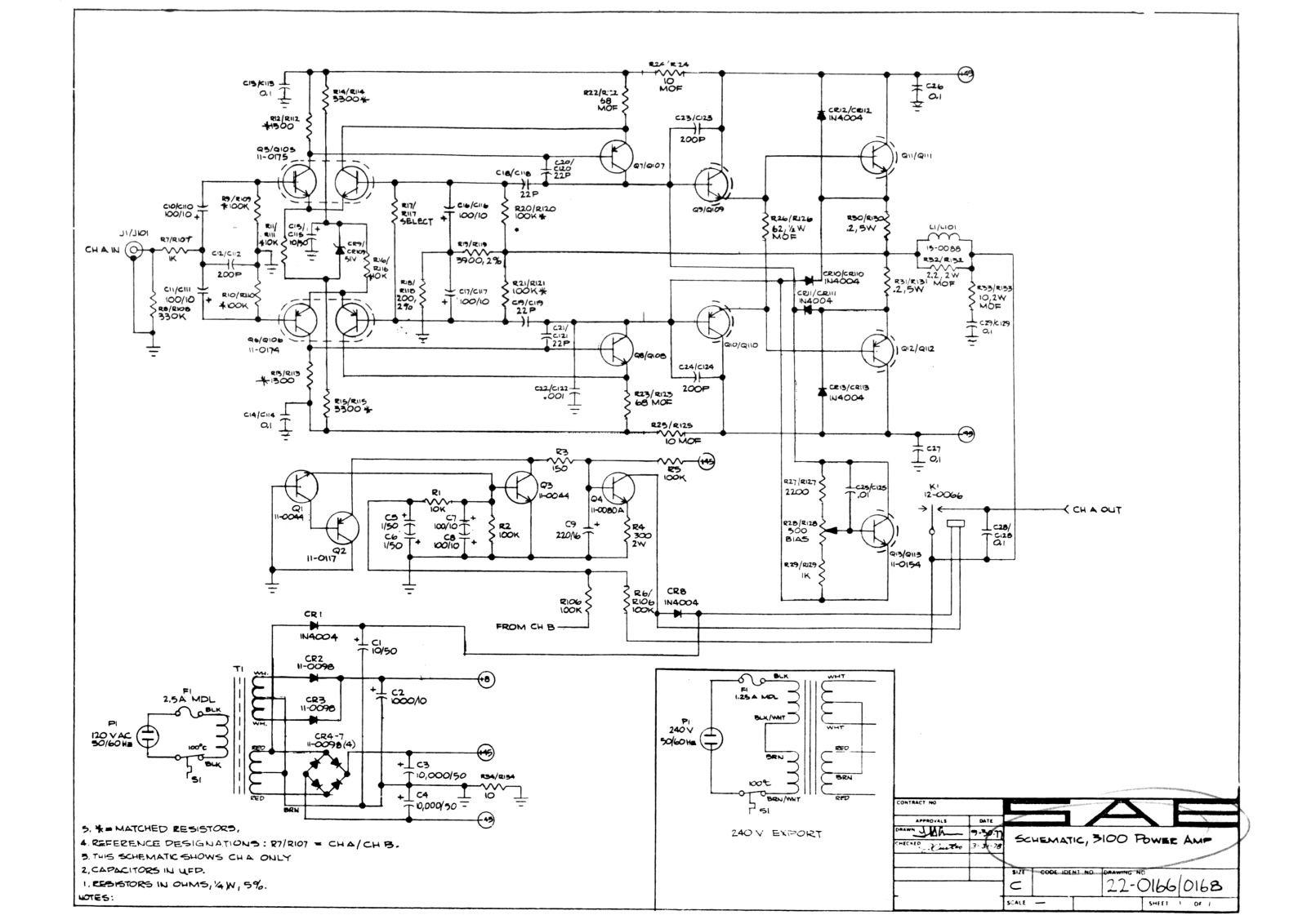 Sae 3100 Schematic