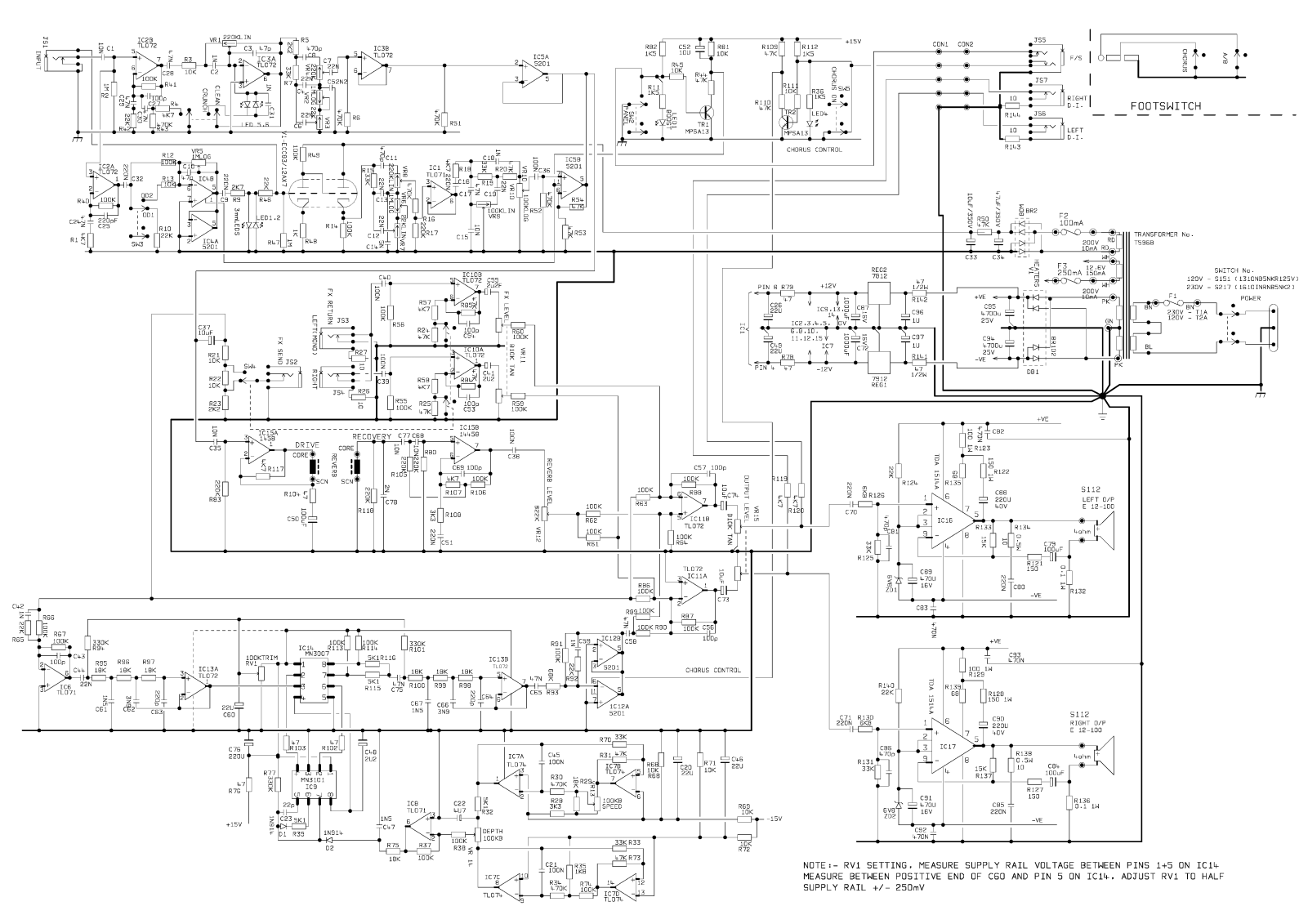 Marshall 8240-Valvestate Schematic