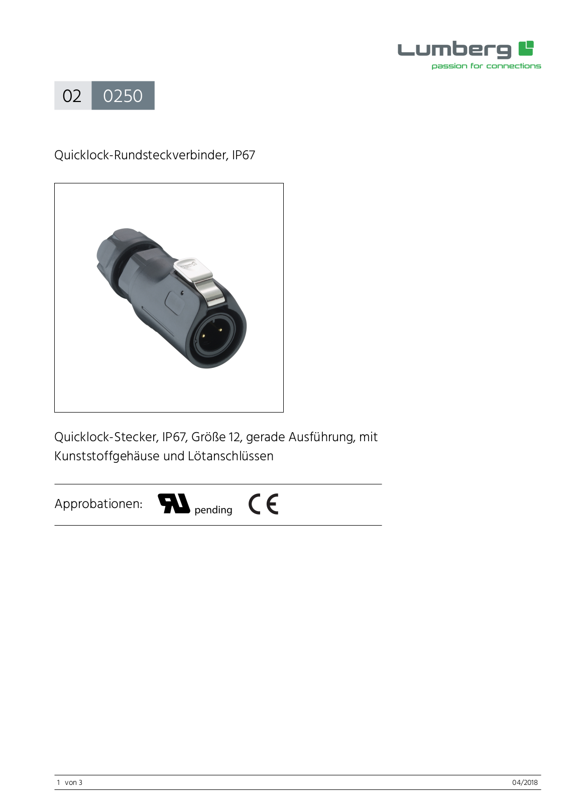 LUTRONIC 0250-04 Datasheet - ManualMachine.com