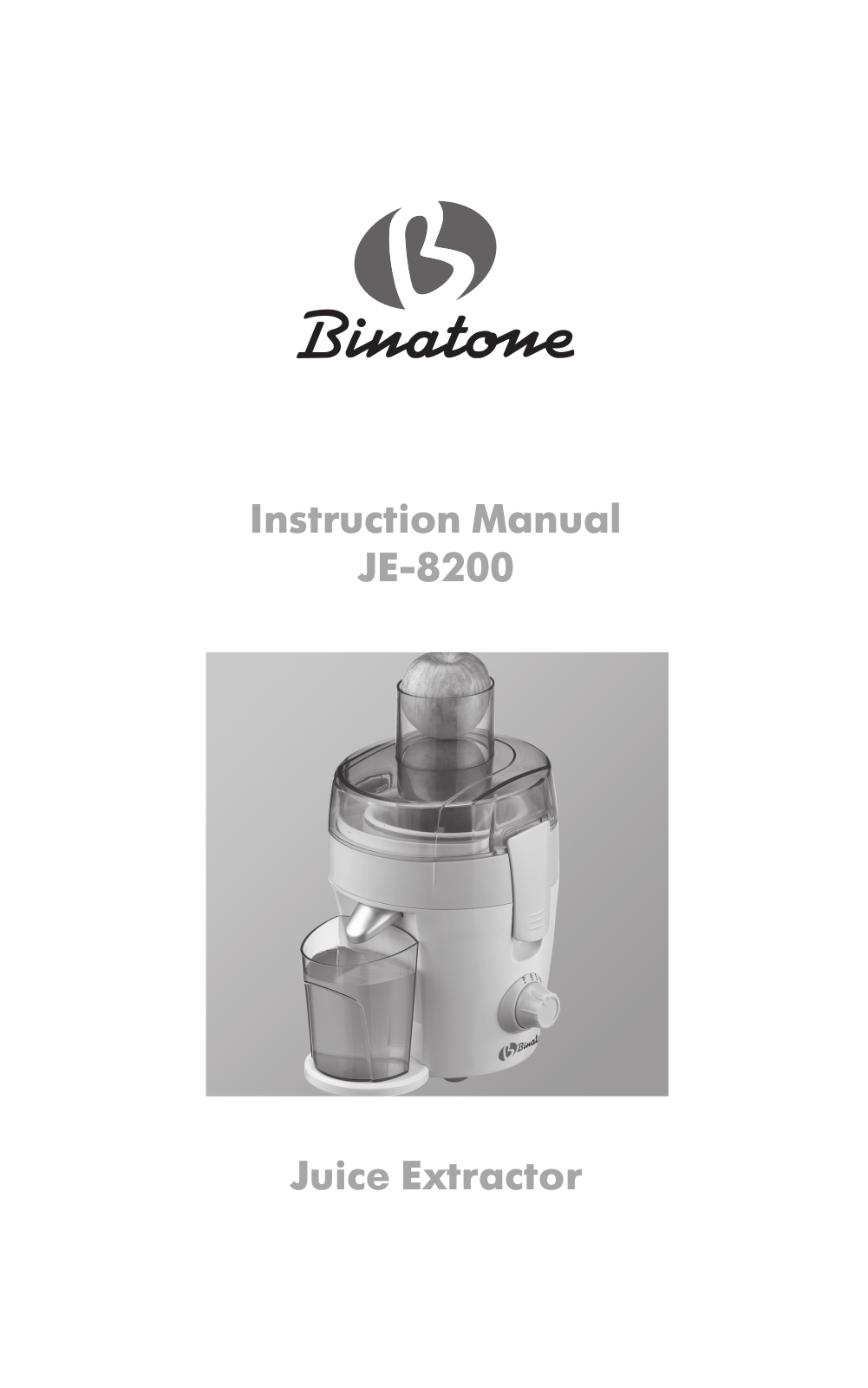 Binatone JE-8200 User Manual